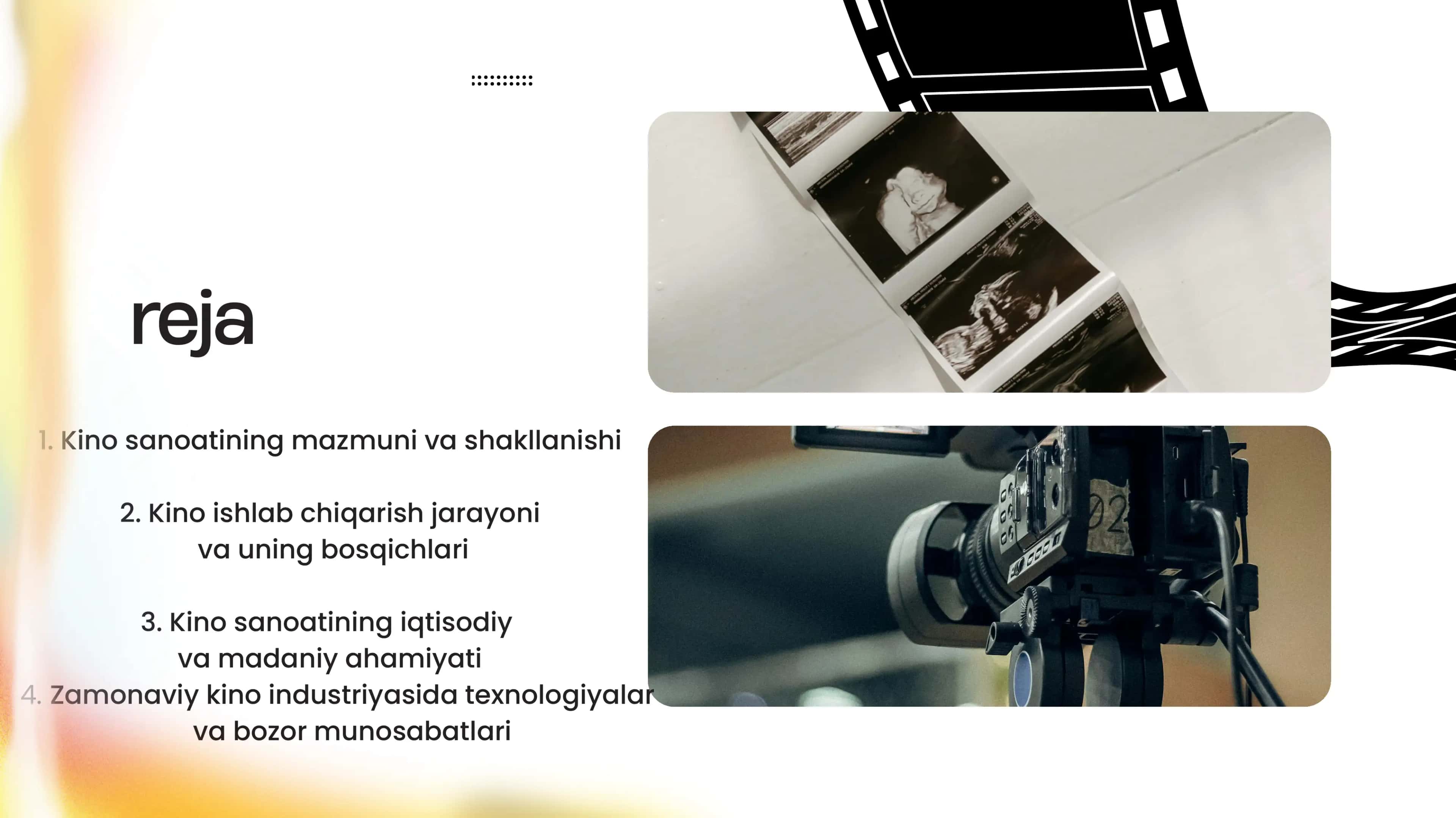 Kino sanoatining mazmuni va shakllanishi 2