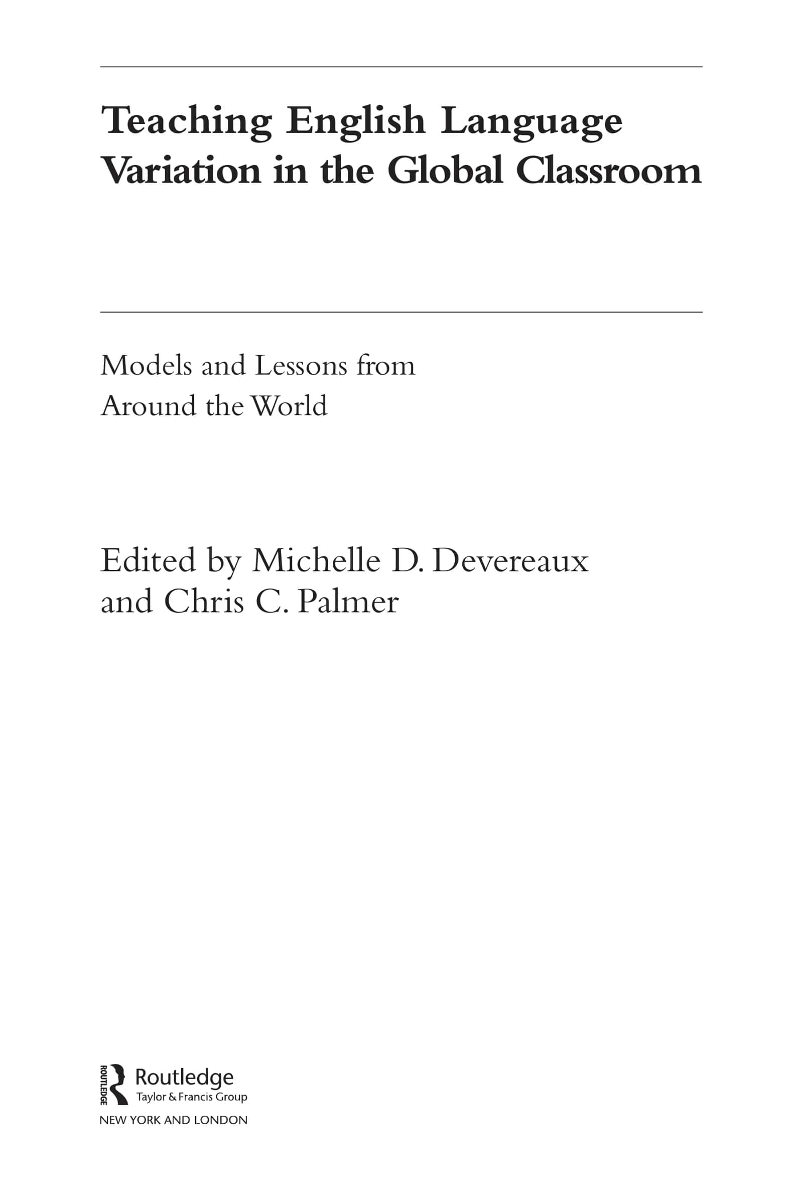Teaching English Language Variation in the Global Classroom 2