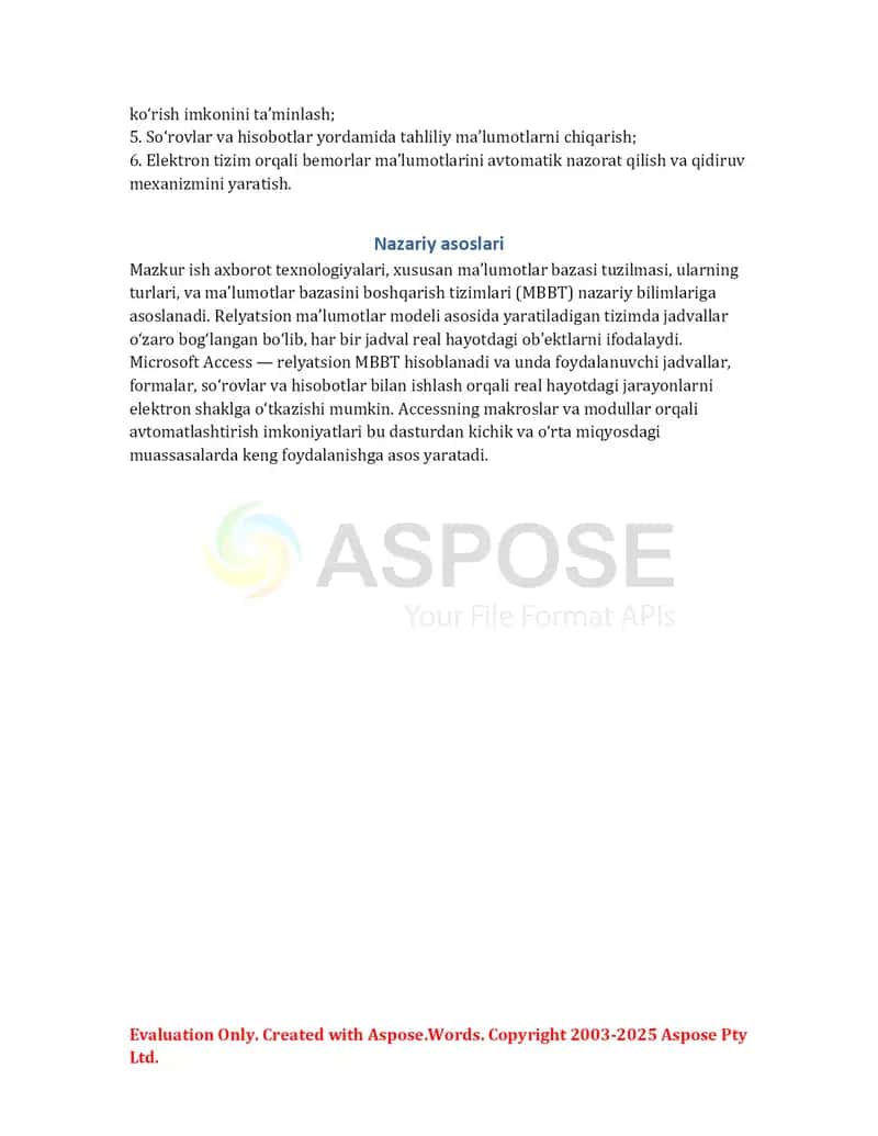Microsoft Access 2