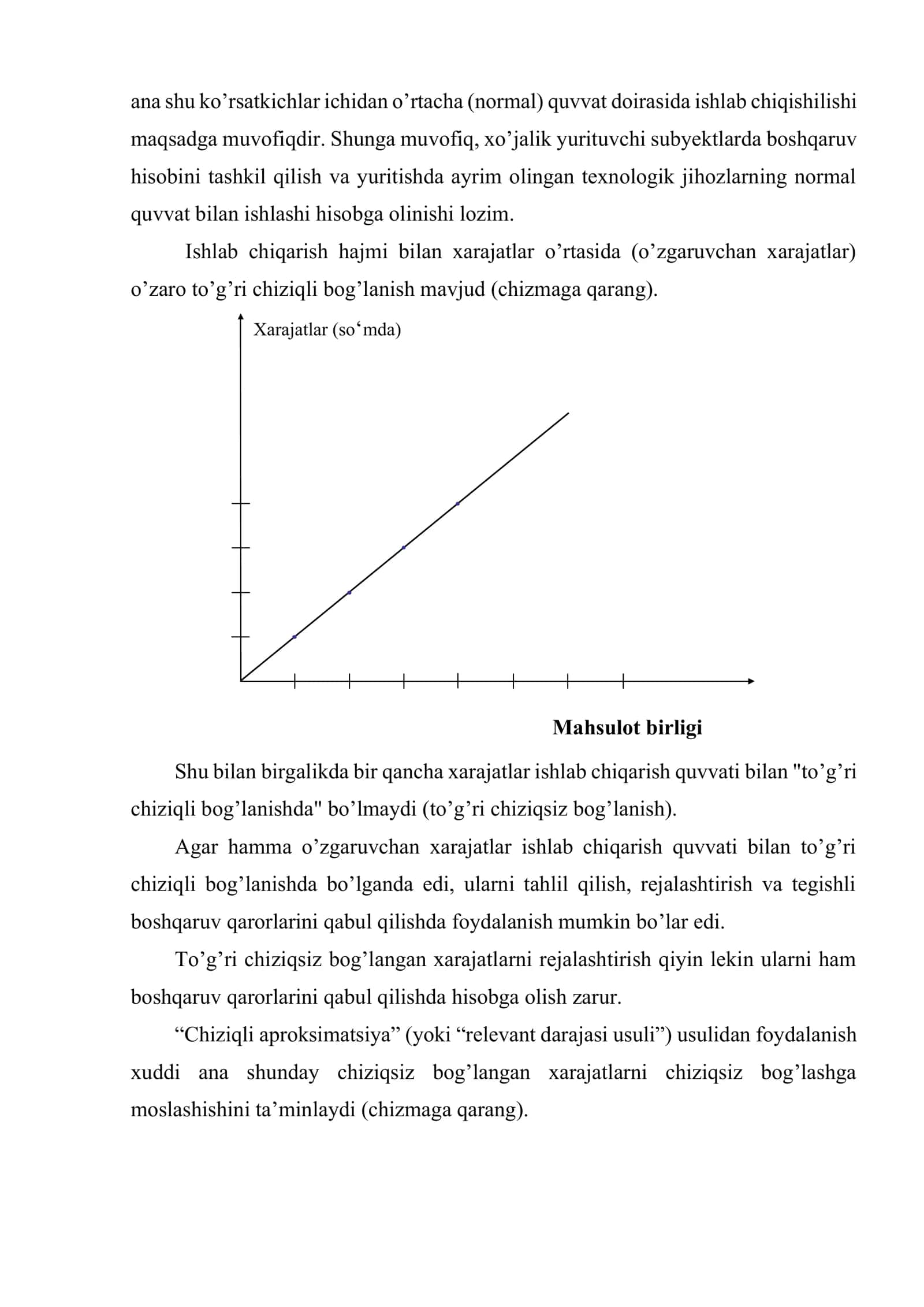 Ishlab chiqarish hajmi. «Xarajatlar – ishlab chiqarish hajmi - foyda» ko’rsatkichlari tahlili! 2