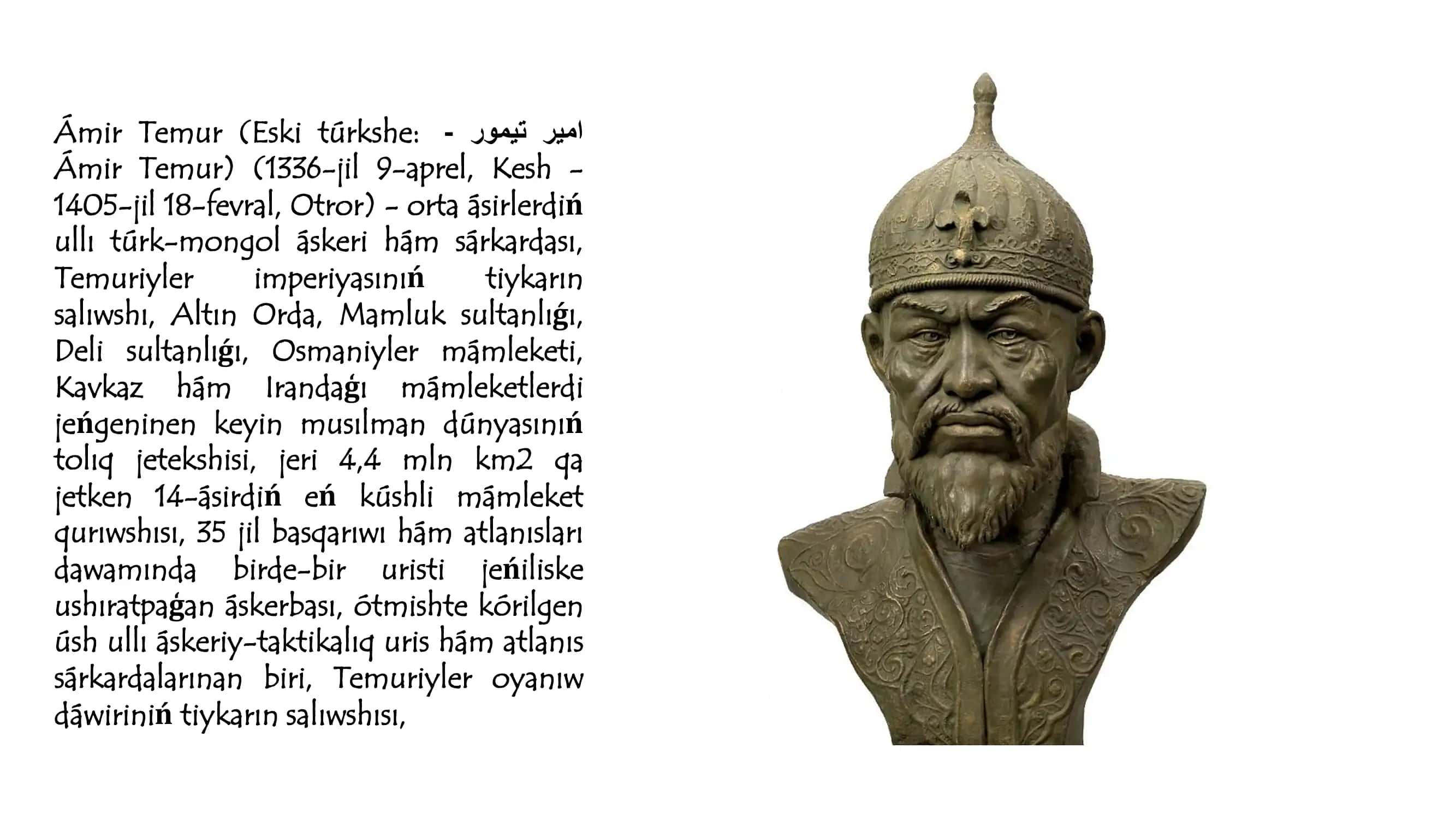 Amir Temur Haqida Tushinik 2