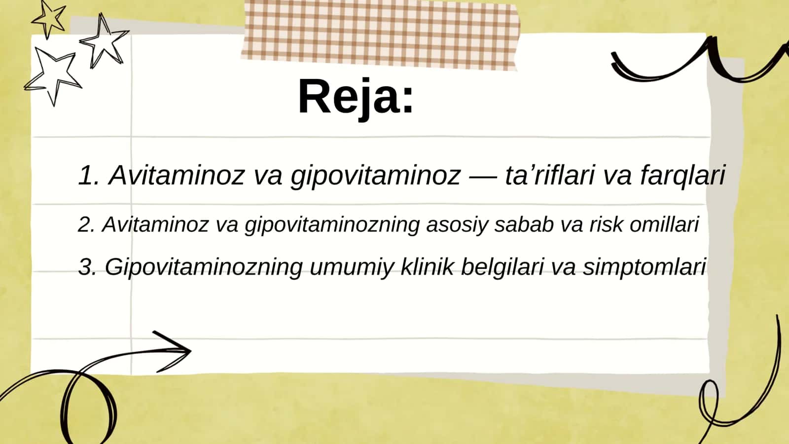 Avitaminoz va gipovitaminoz 2