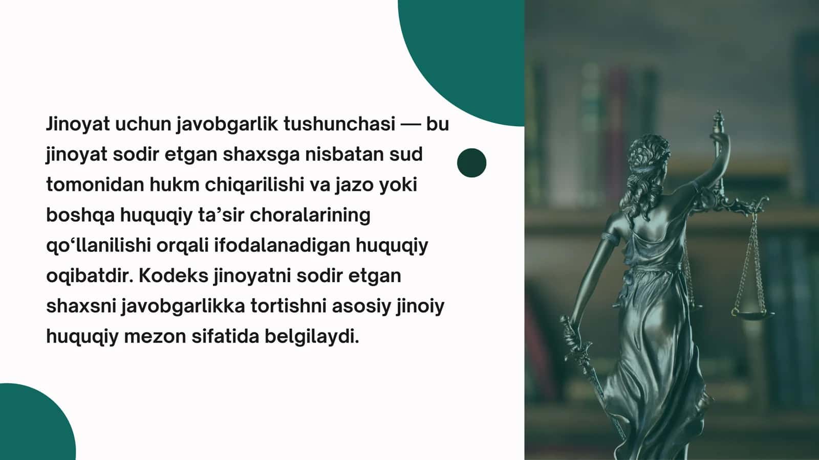Jinoyat Uchun Javobgarlik Tushunchasi 2