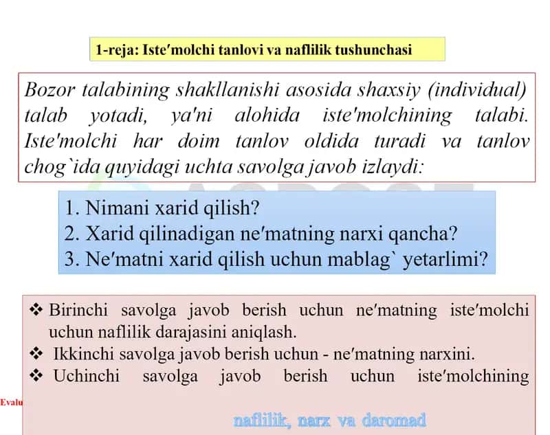 Iste′molchi tanlovi nazariyasi (taqdimot) 2