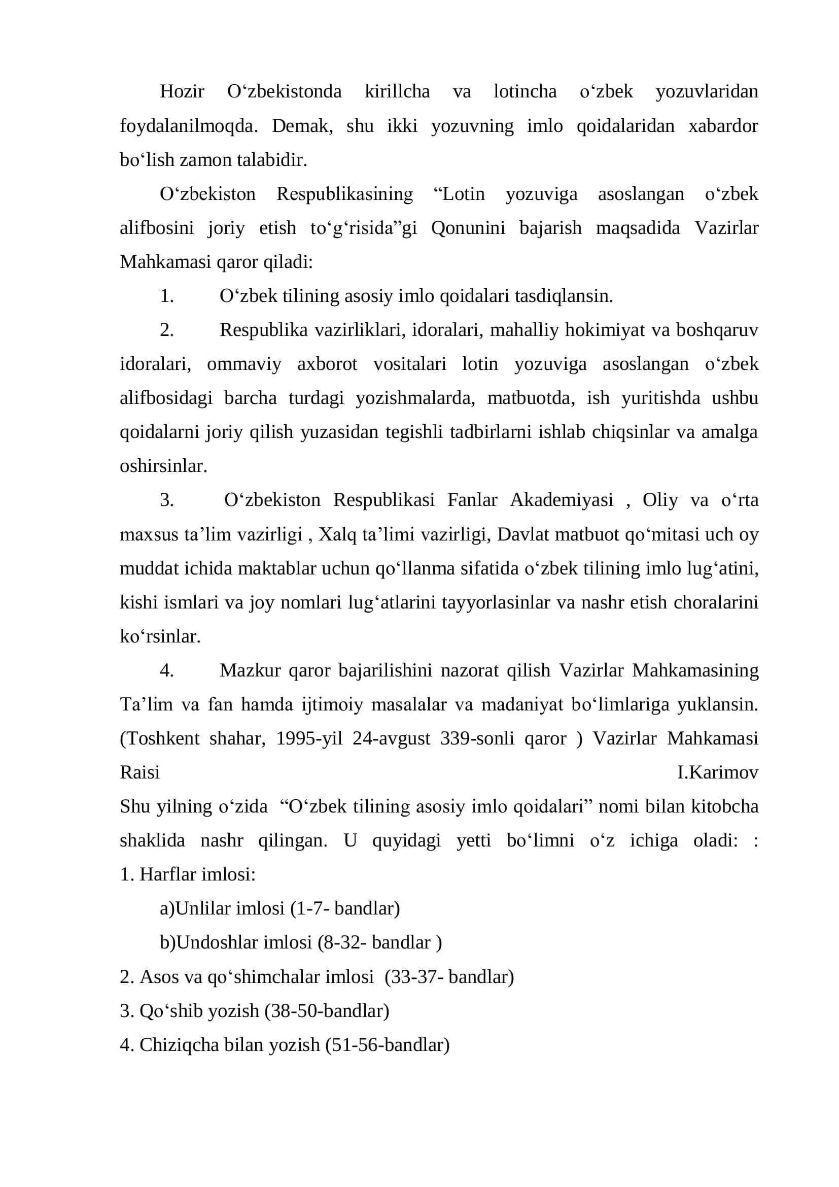 O„zbek Tilining Asosiy Imlo Qoidalari 2
