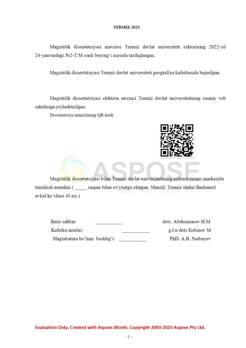 Surxondaryo viloyatida yengil sanoat rivojlanish istiqbollari 2