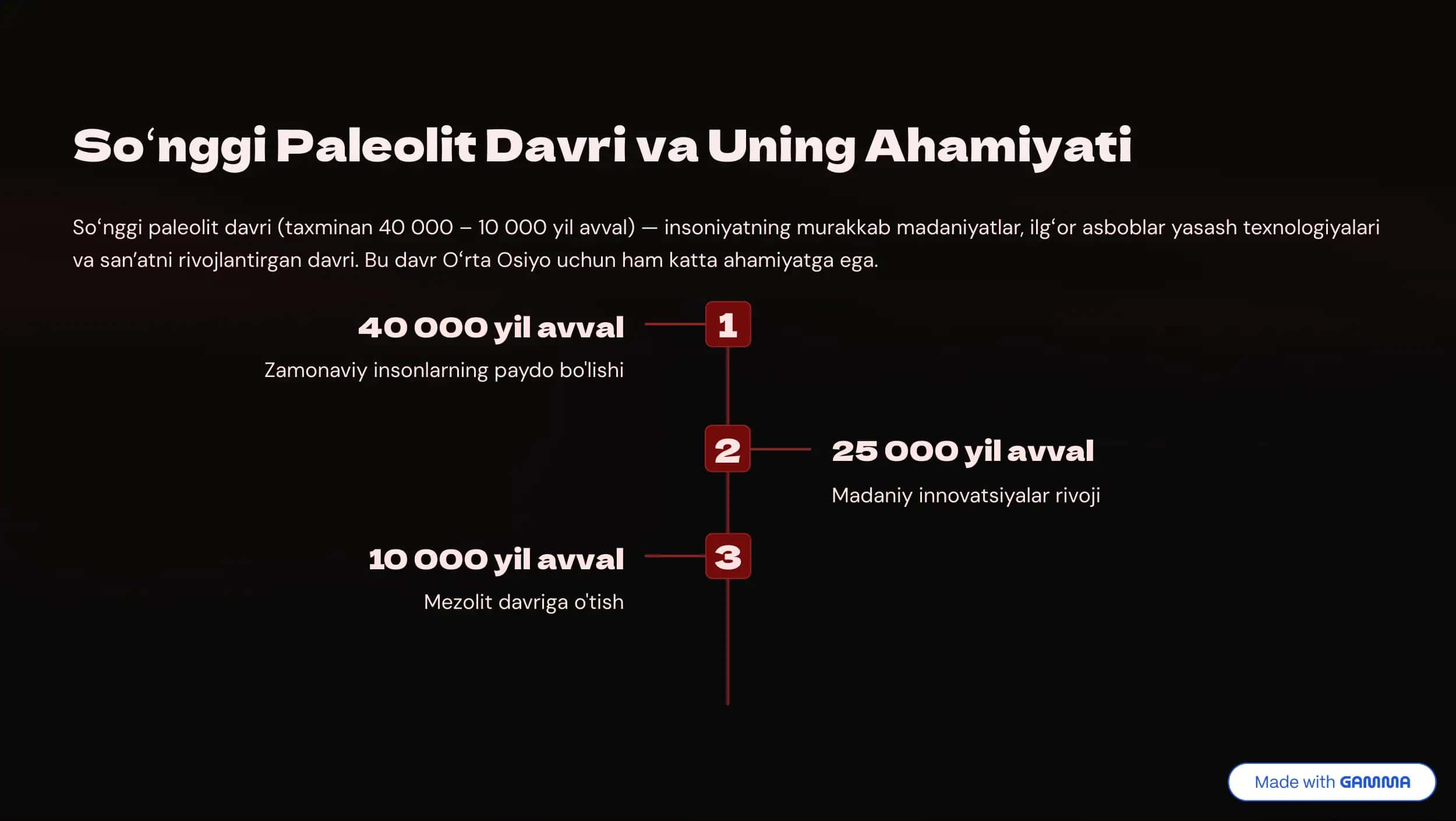 So'nggi Paleolit Davri Ibtidoiy Manzilgohlari 2