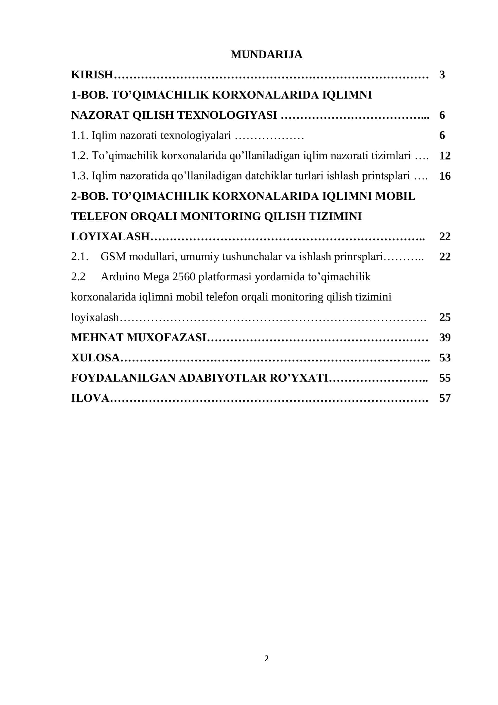 To`qimachilik korxonalarida iqlimni mobil telefon orqali monitoring qilish tizimini loyihalash 2