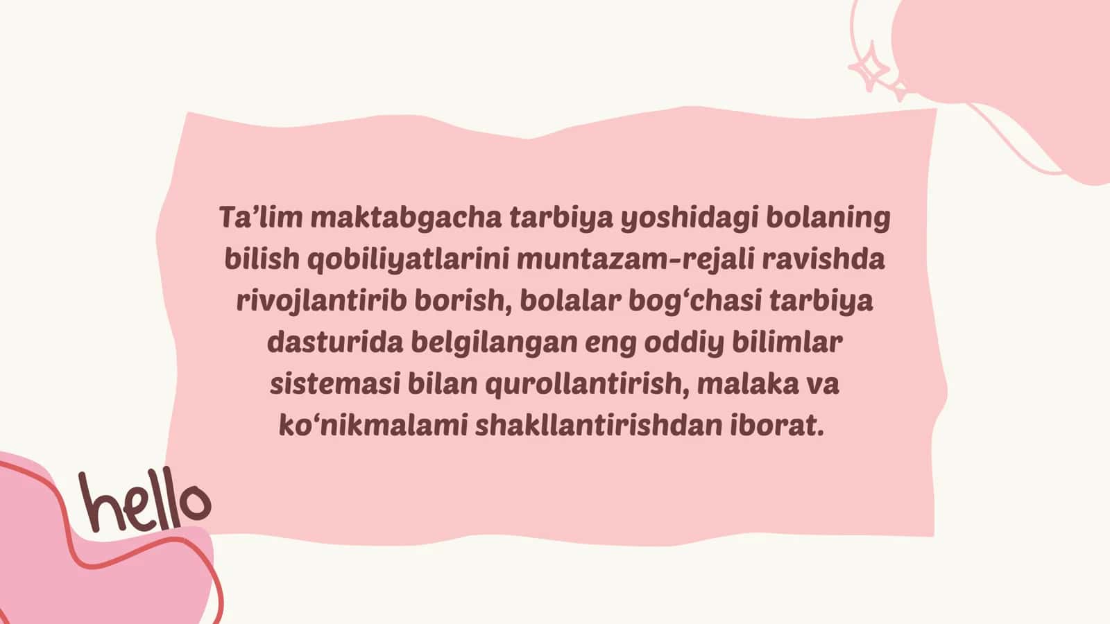 Mak. gacha yoshdagibollarga ta’lim berishni o’ziga xosligi 2