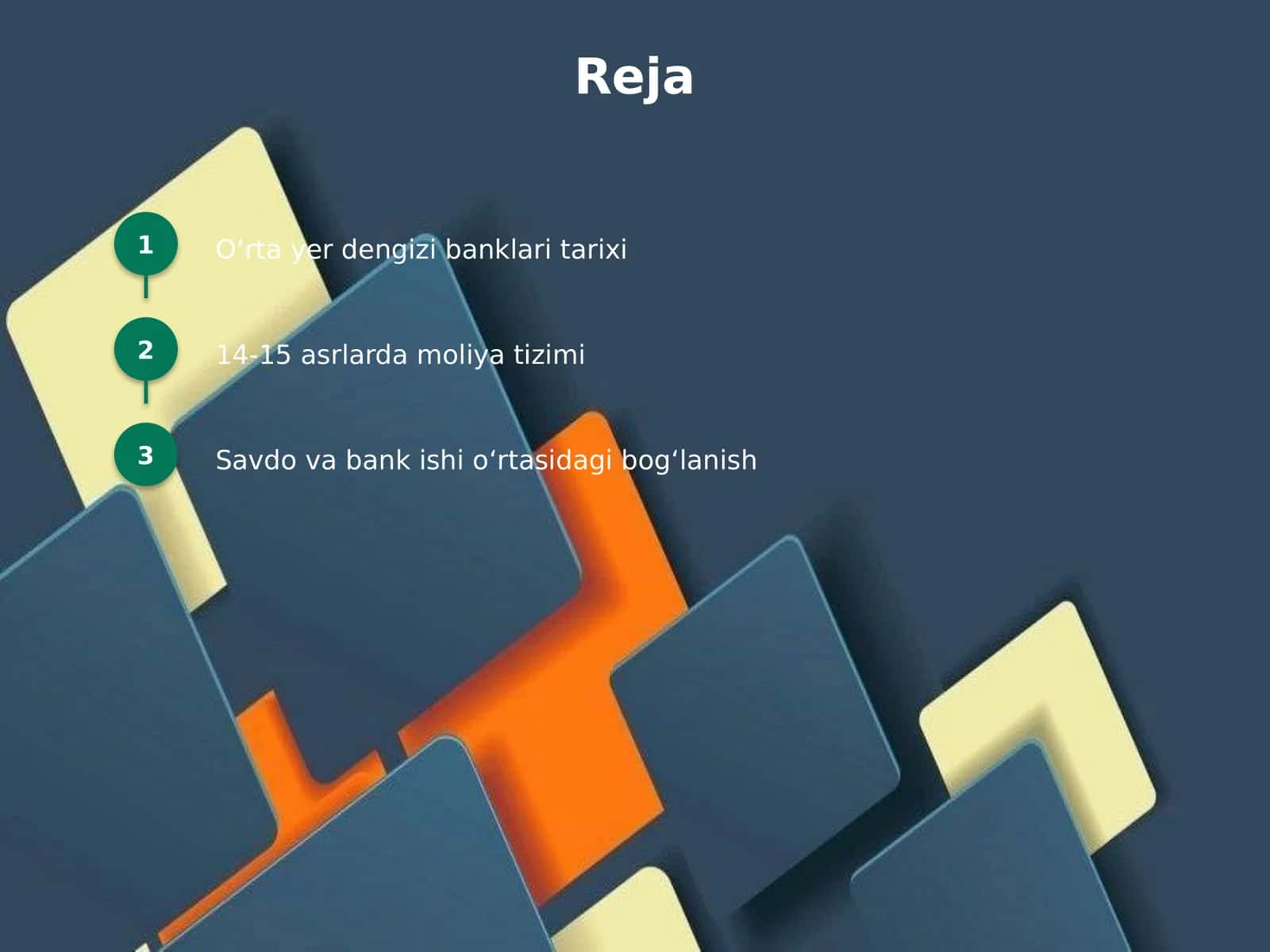 Oʻrta yer dengizi banklari tarixi 2