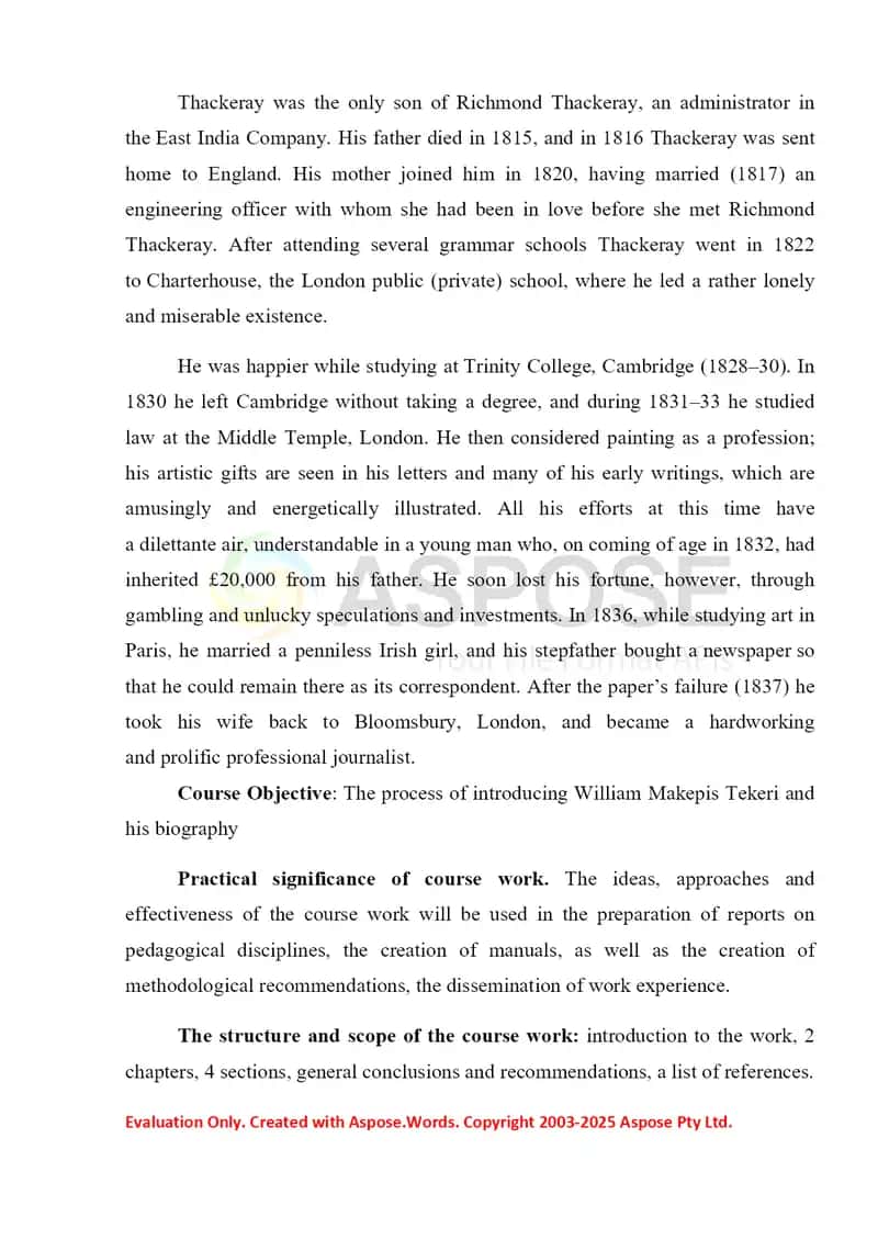 The problems of snobbism in "Vanity Fair" by William Thackery 2