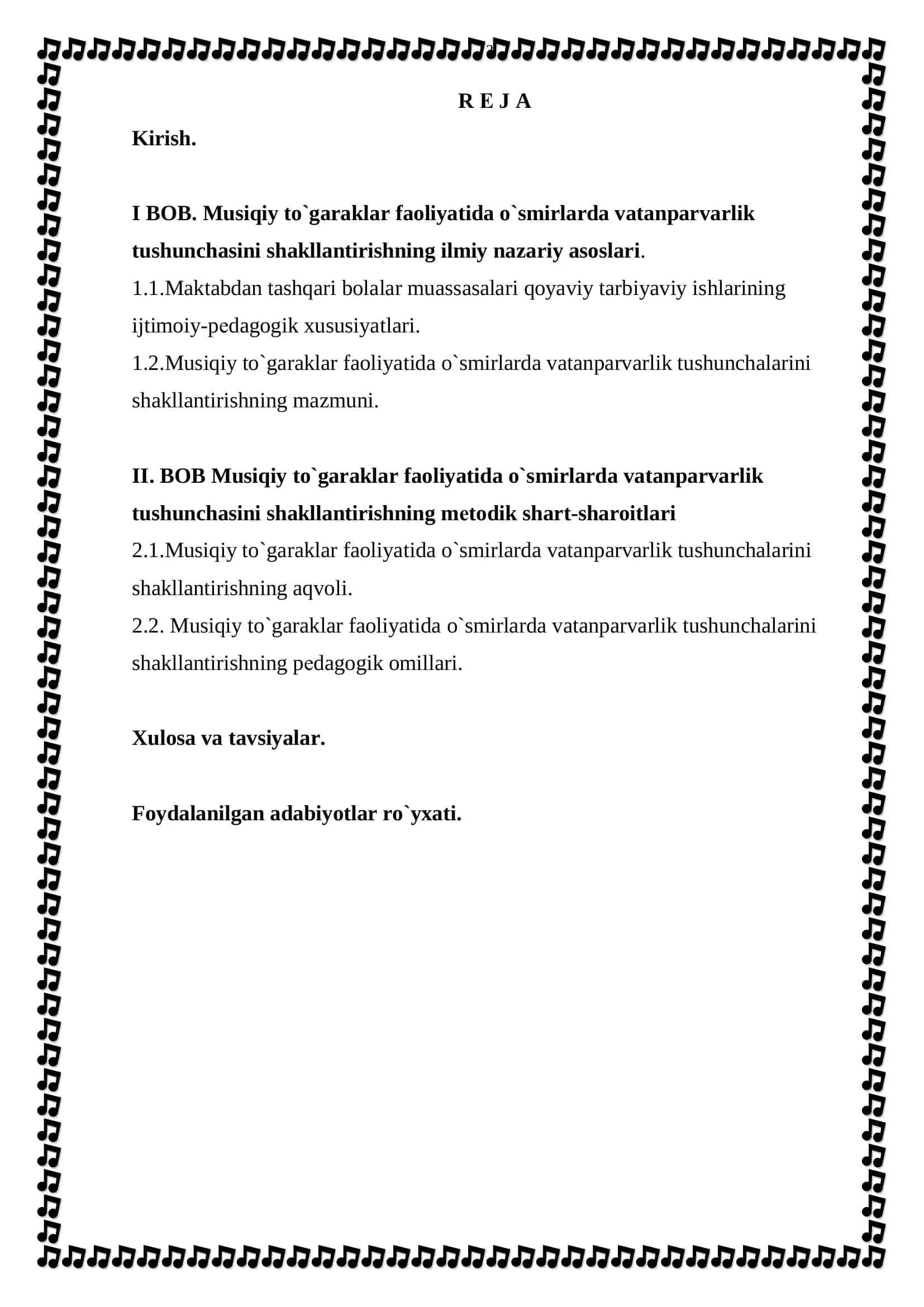 MUSIQIY TO`GARAKLAR FAOLIYATIDA O`SMIRLARDA VATANPARVARLIK TUSHUNCHASINI SHAKLLANTIRISH 2