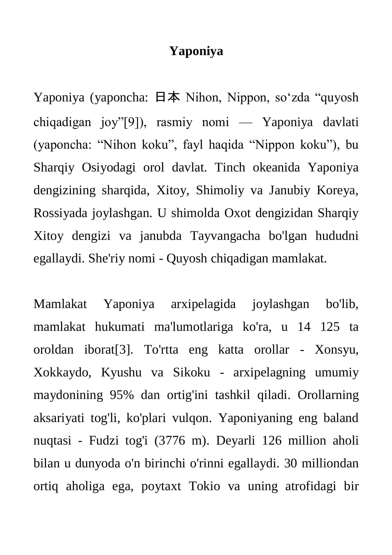Yaponiya 2