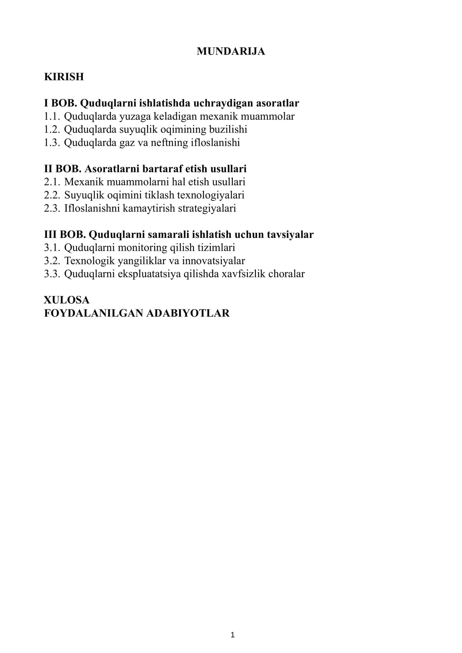 NEFT VA GAZ KONLARINI ISHLATIAH JIHOZ VA USKUNALARI 2
