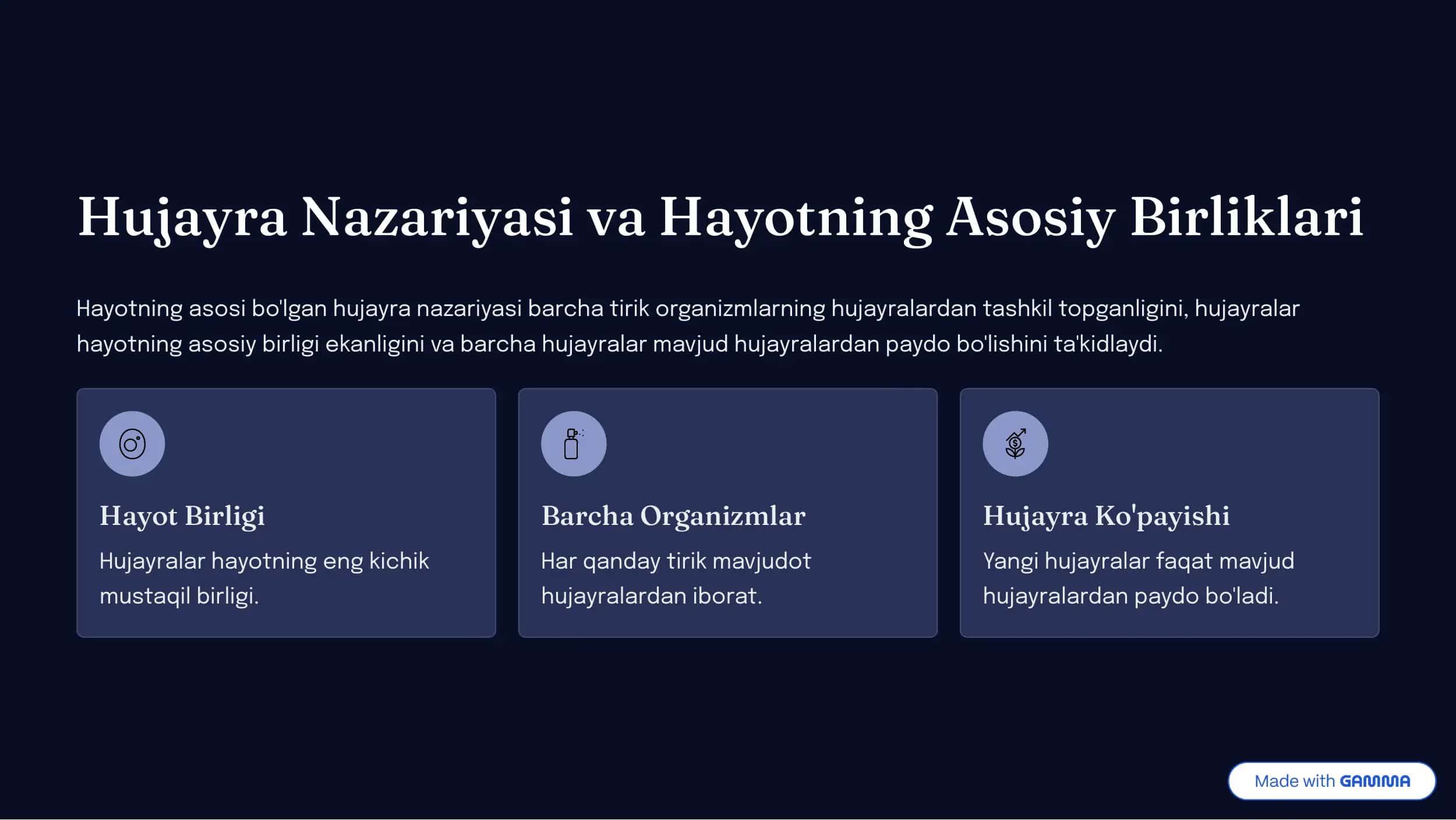 Viru4lar, Prokaryot va Eukaryot Hujayralar 2