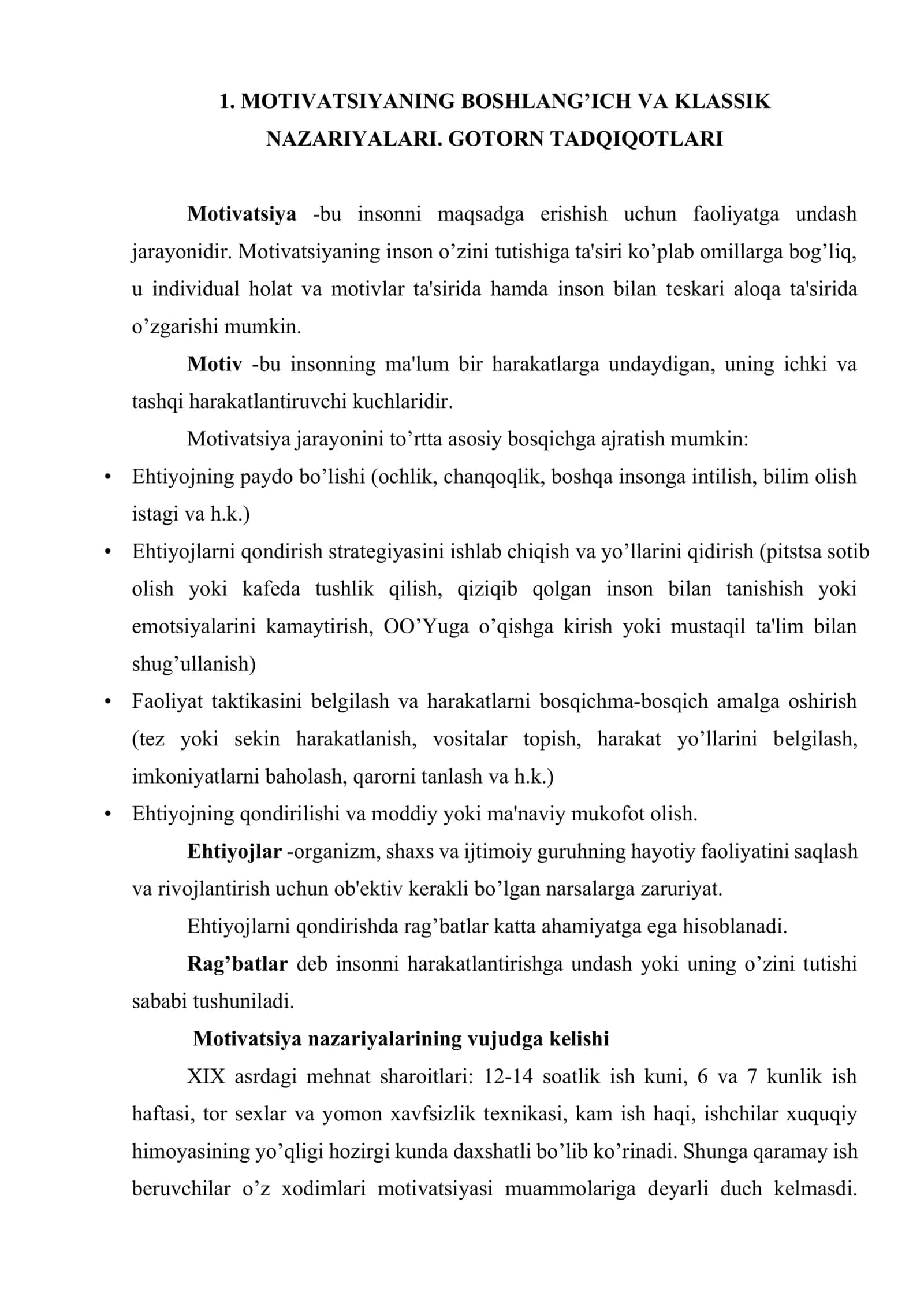IRMda motivatsiya nazariyasi va xodimlar motivatsiyasi borasidagi hozirgi zamon muammolari 2