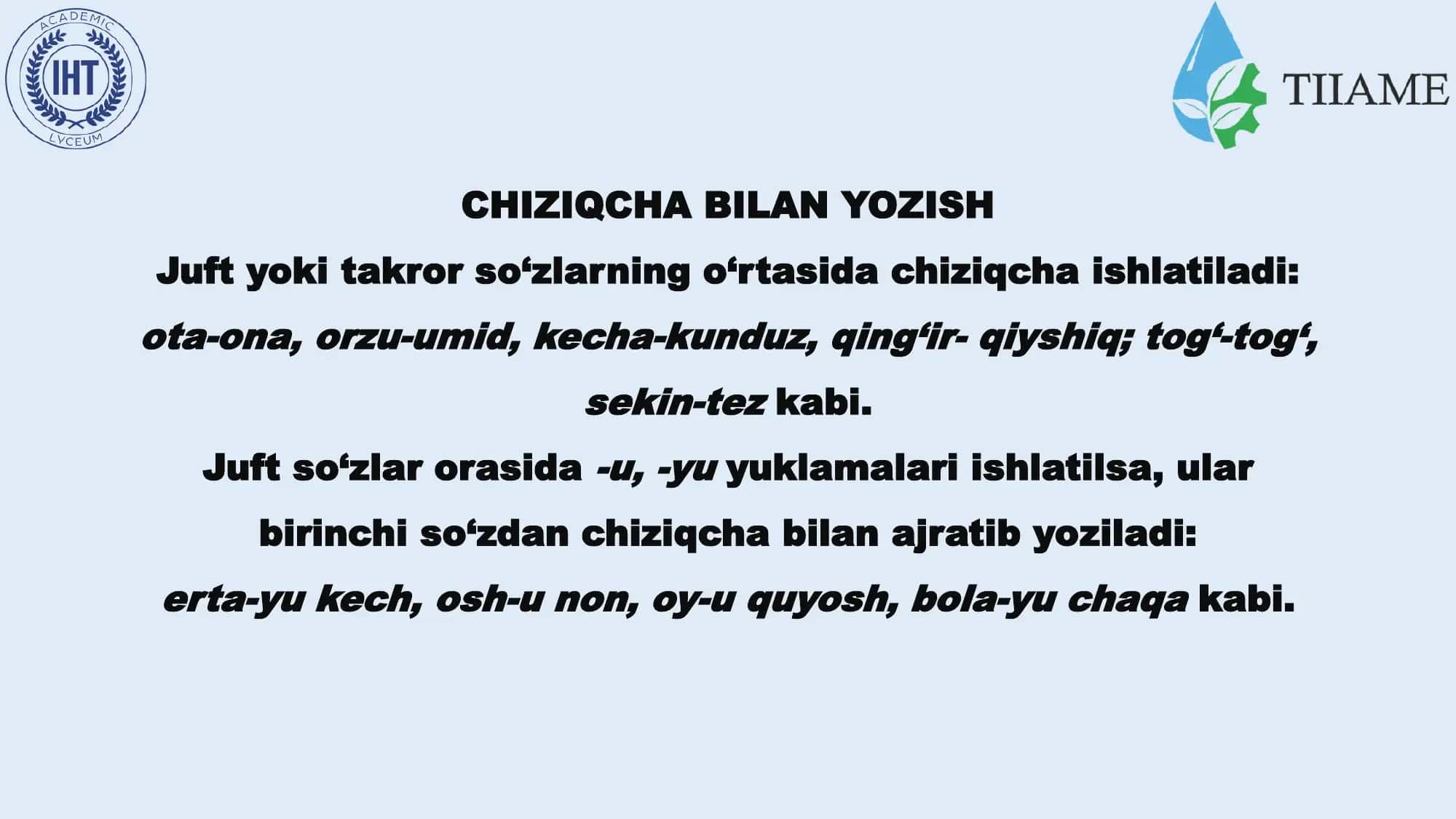 Chiziqcha bilan yozish 2