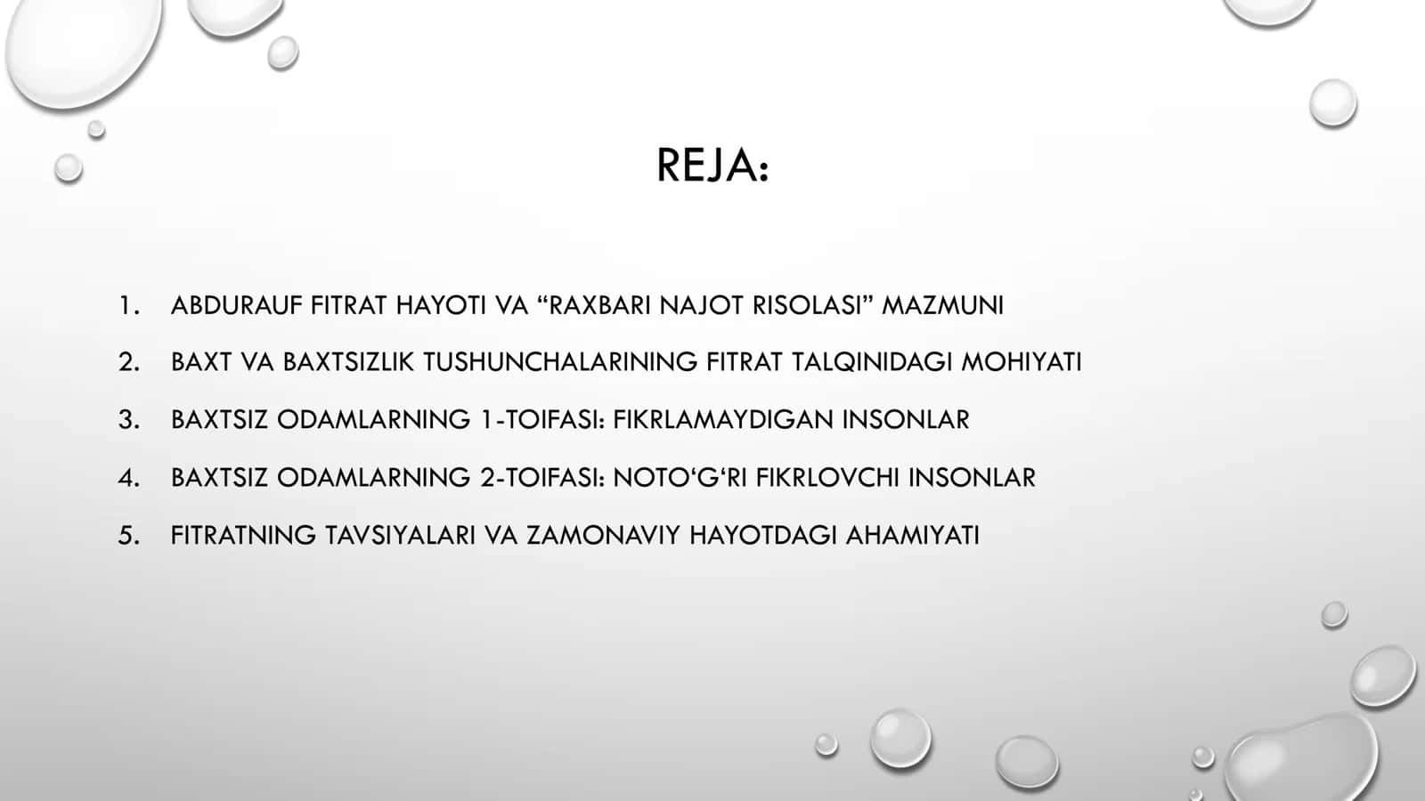 ABDURAUF FITRATNING "RAXBARI NAJOT RISOLASI" 2