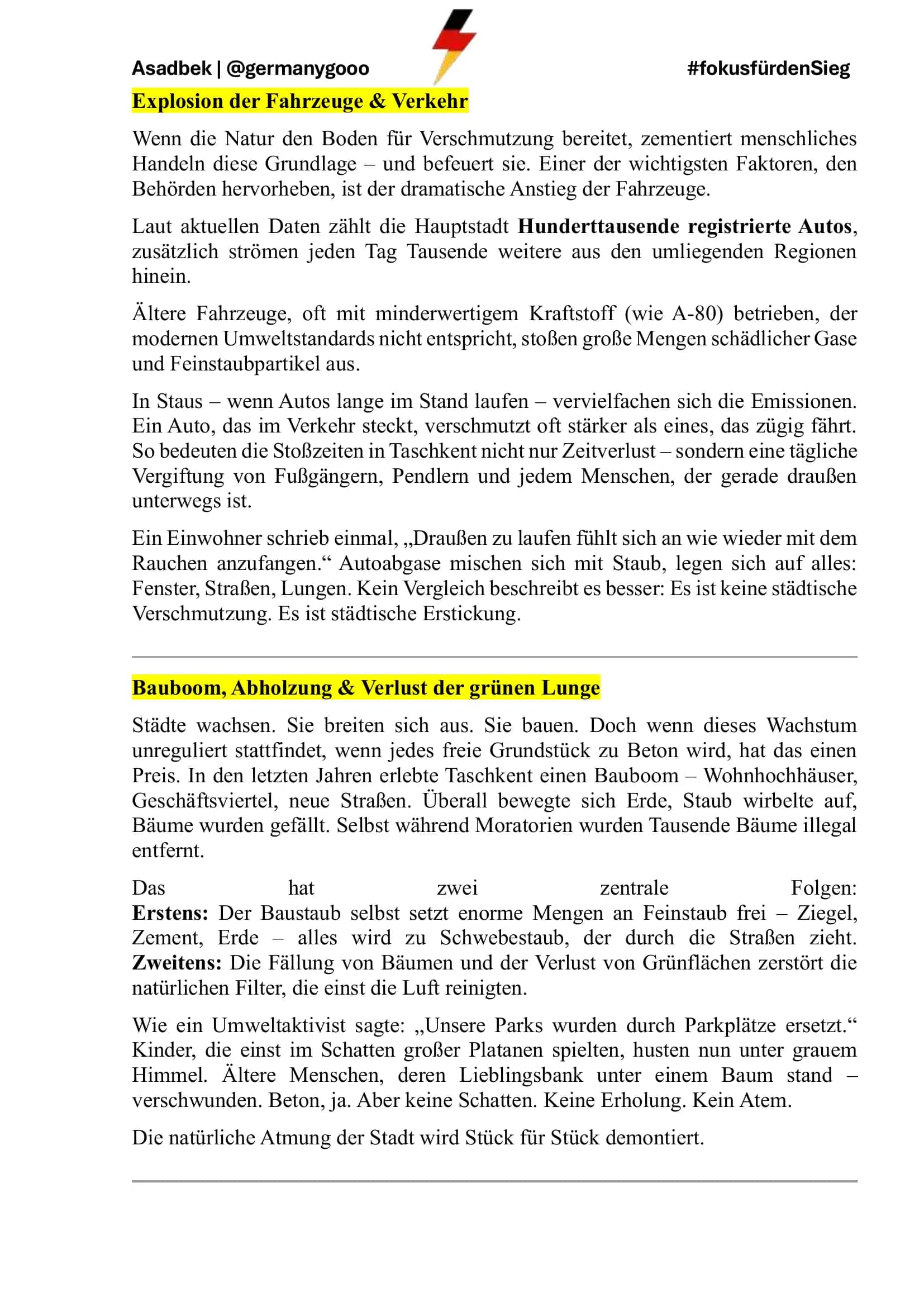 Warum Taschkent heute die am stärksten verschmutzte Stadt ist 2