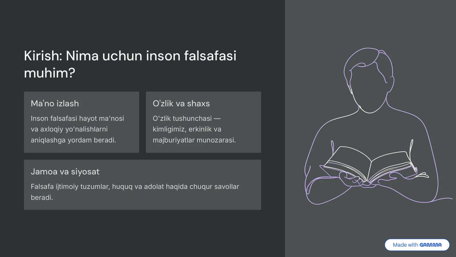 Inson Falsafasi: O'zlikni Anglash Sayohati 2