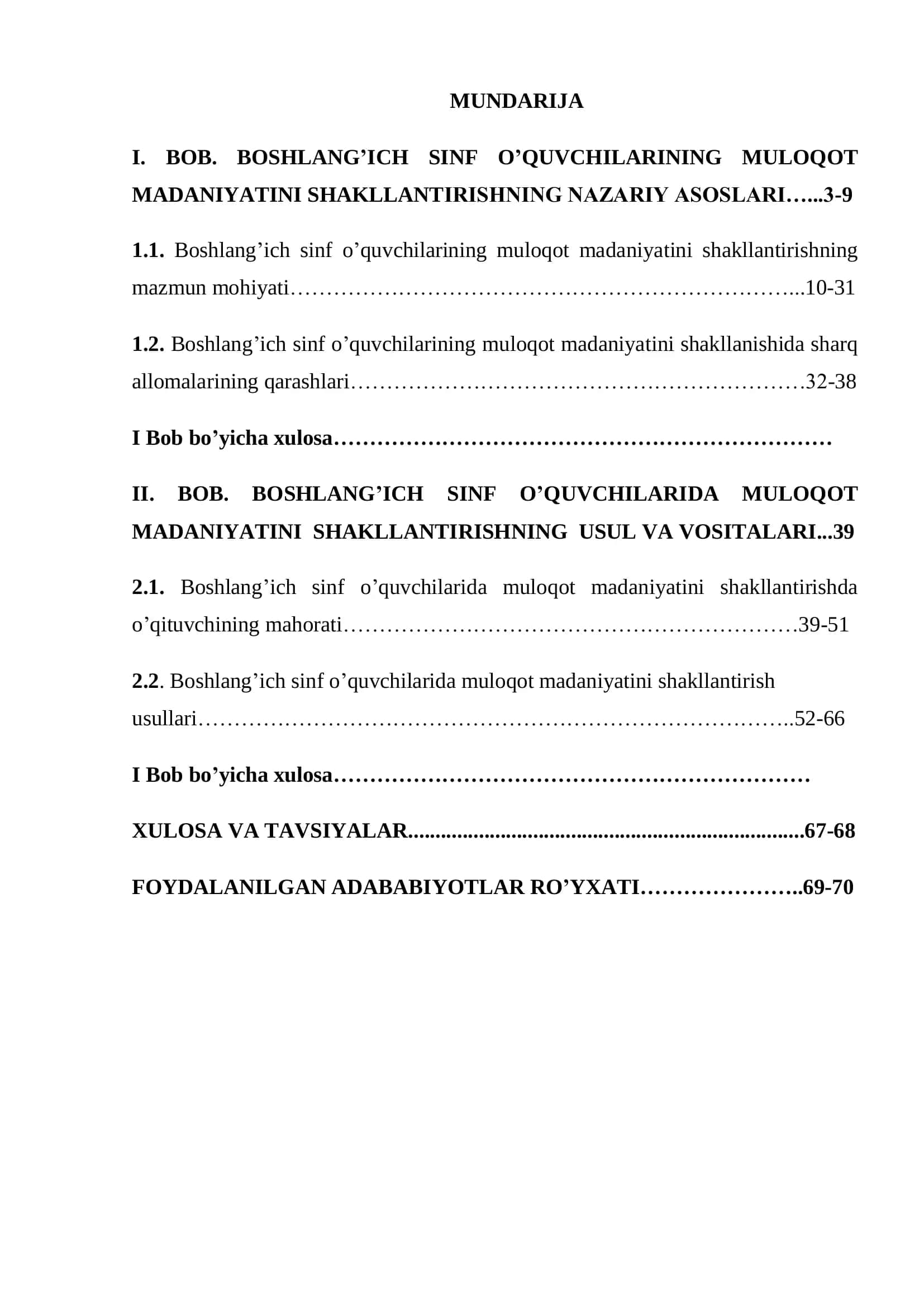 BOSHLANG’ICH SINF O’QUVCHILARIDA MULOQOT MADANIYATINI SHAKLLANTIRISH TEXNOLOGIYASI 2