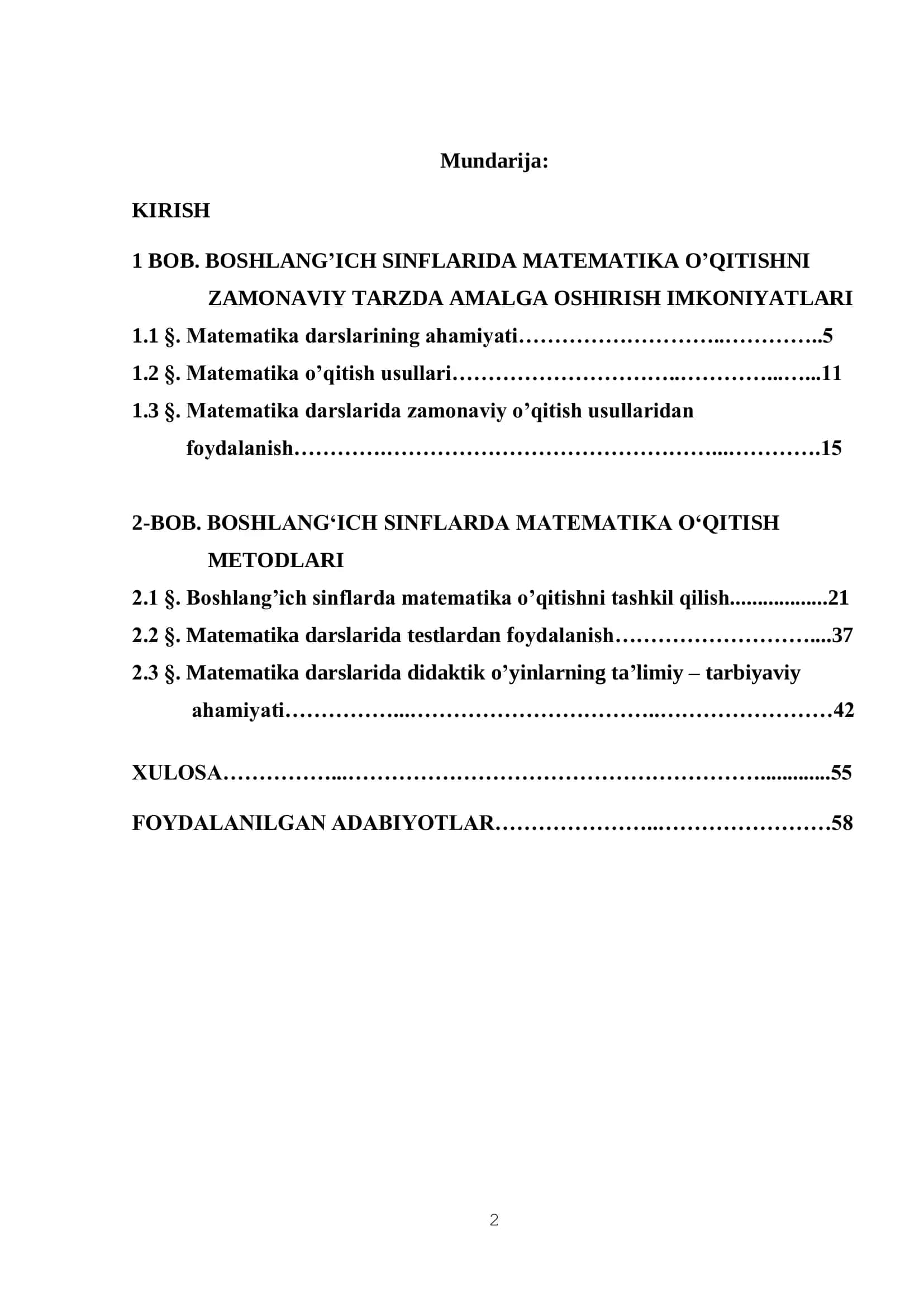 Matematika darslarining ahamiyati 2