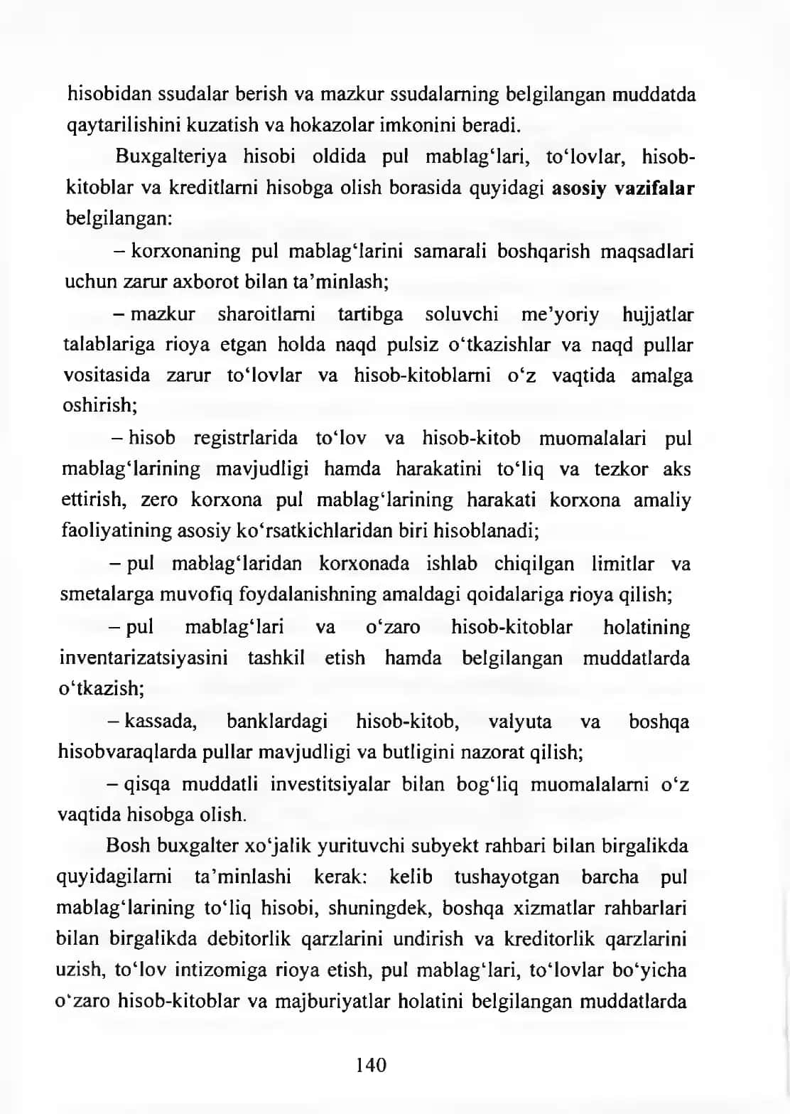 BOB. PUL MABLAG‘LARI VA VALYUTA OPERATSIYALARI HISOBI 2