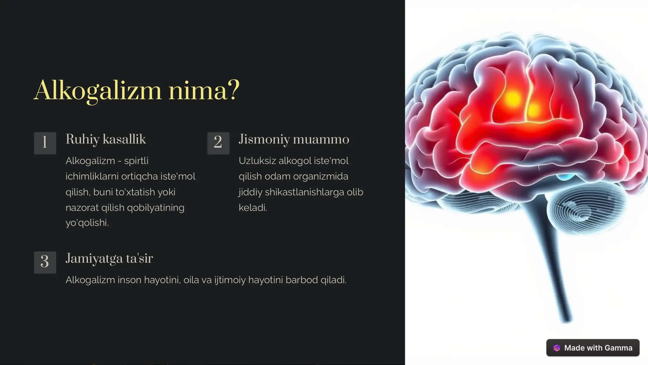 Alkogalizm va uning asoratlari 2