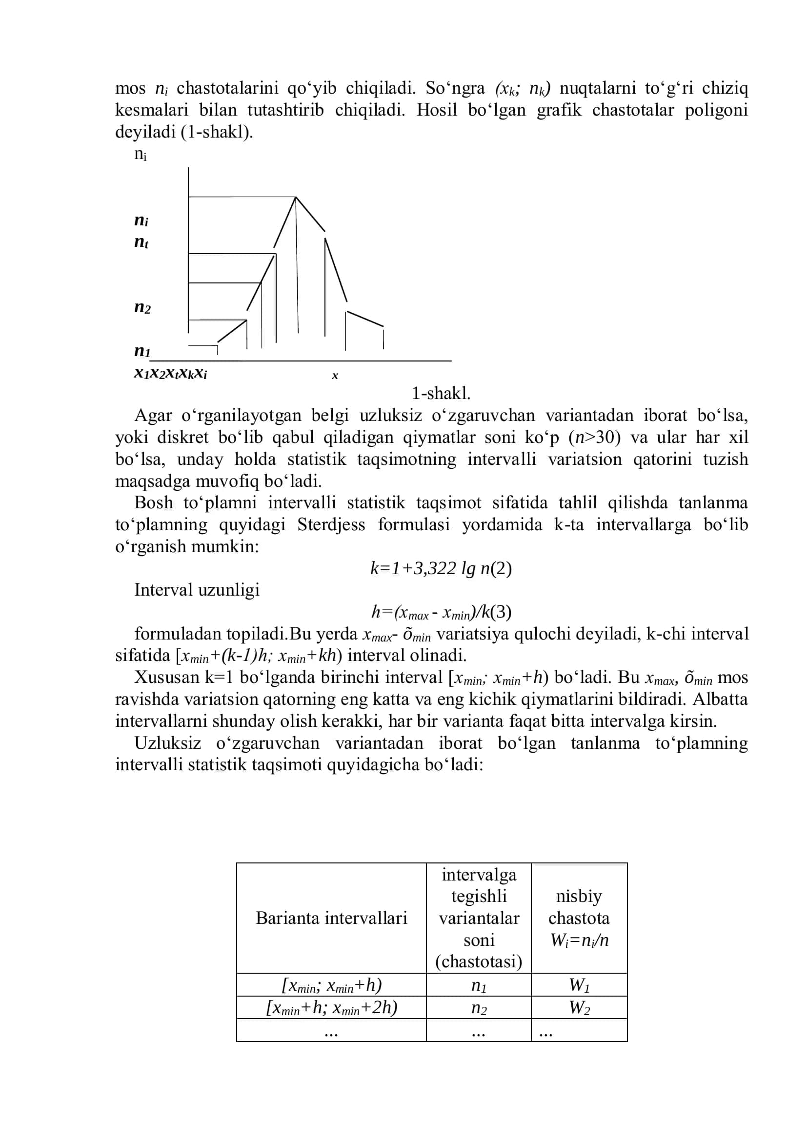 Matematik statistika elementlariga doir misollar yechish 2