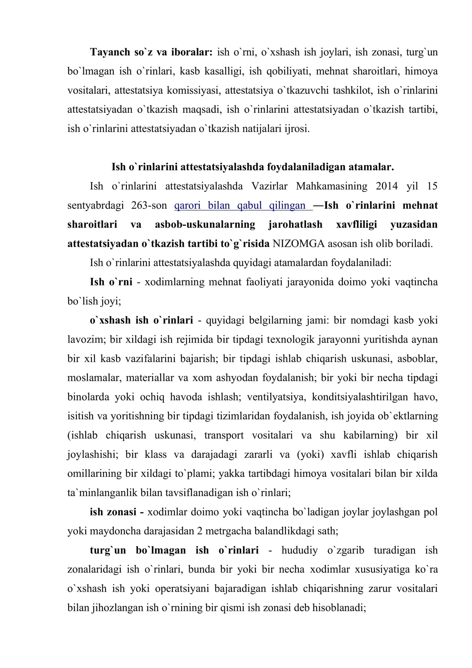 Ish joylarini attestatsiyalash 2