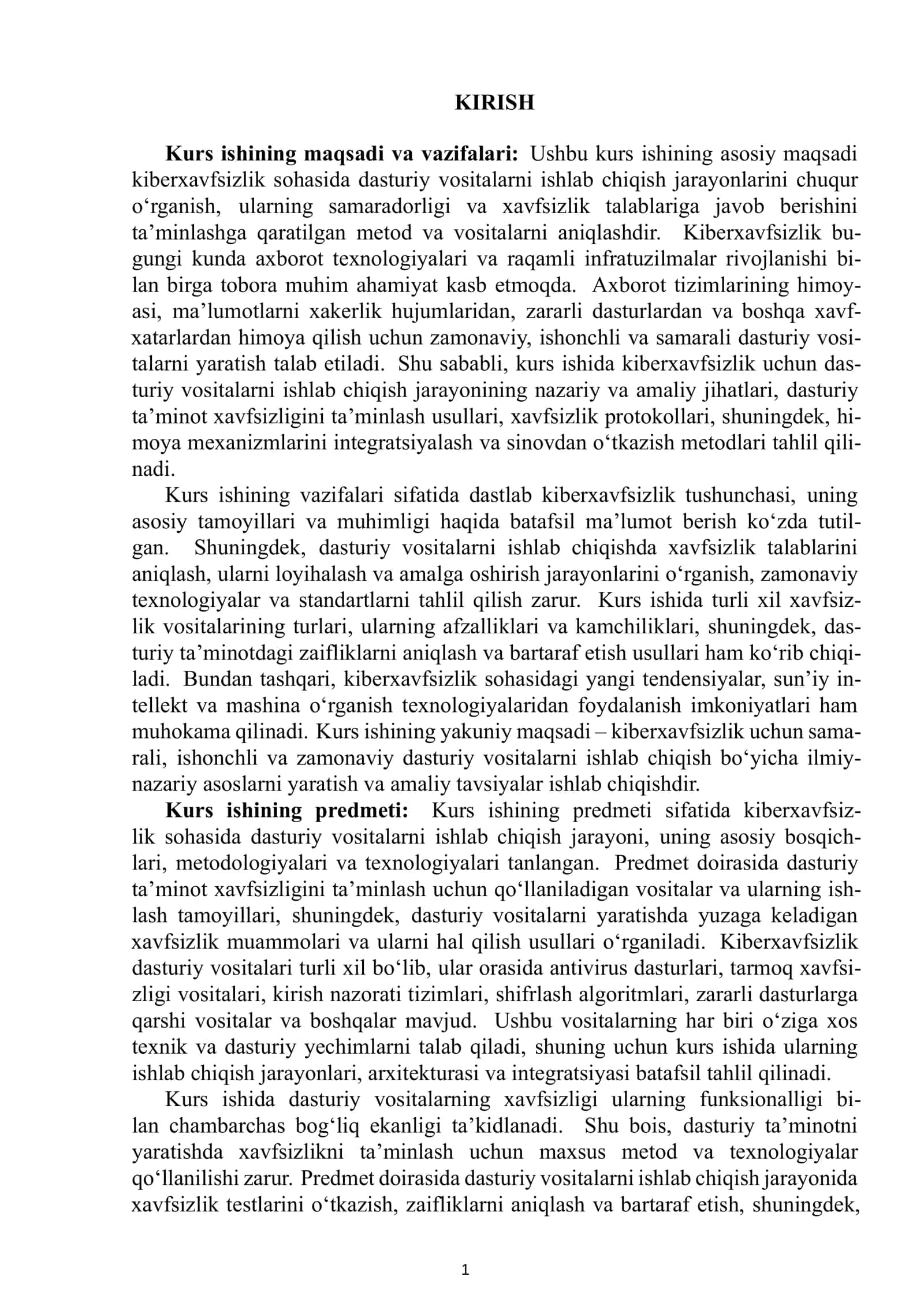 Kiberxavfsizlikning ta’rifi va muhimligi 2