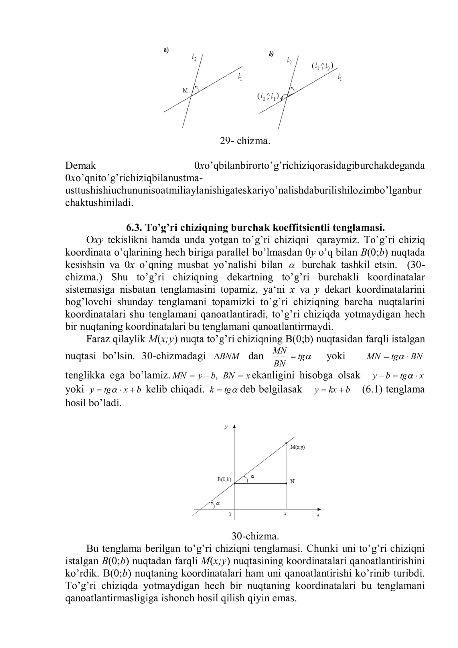 Tekislikdagi to’g’ri chiziq tenglamalari 2