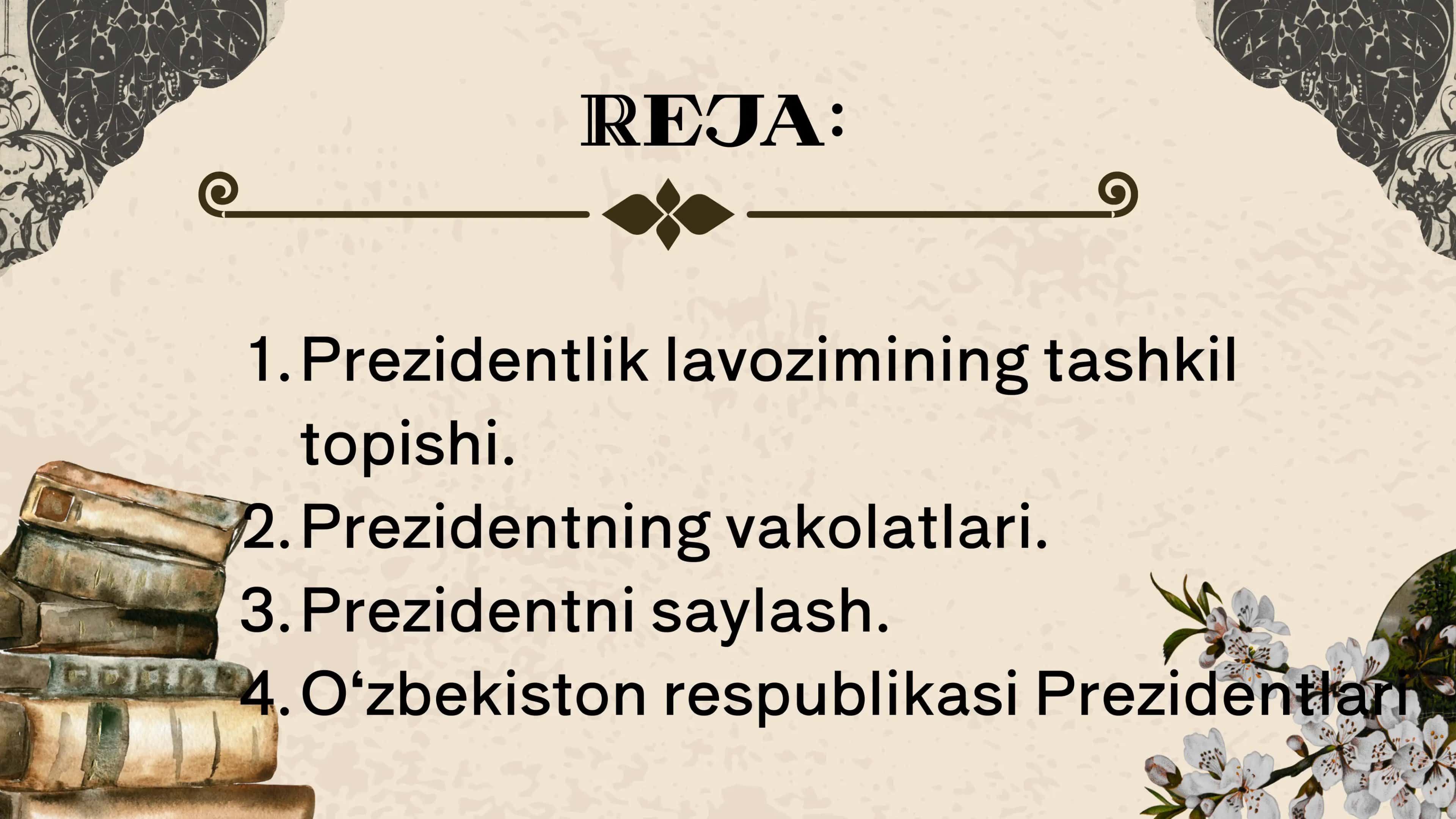 Oʻzbekiston Respublikasida Prezidentlik boshqaruvining joriy etilishi 2