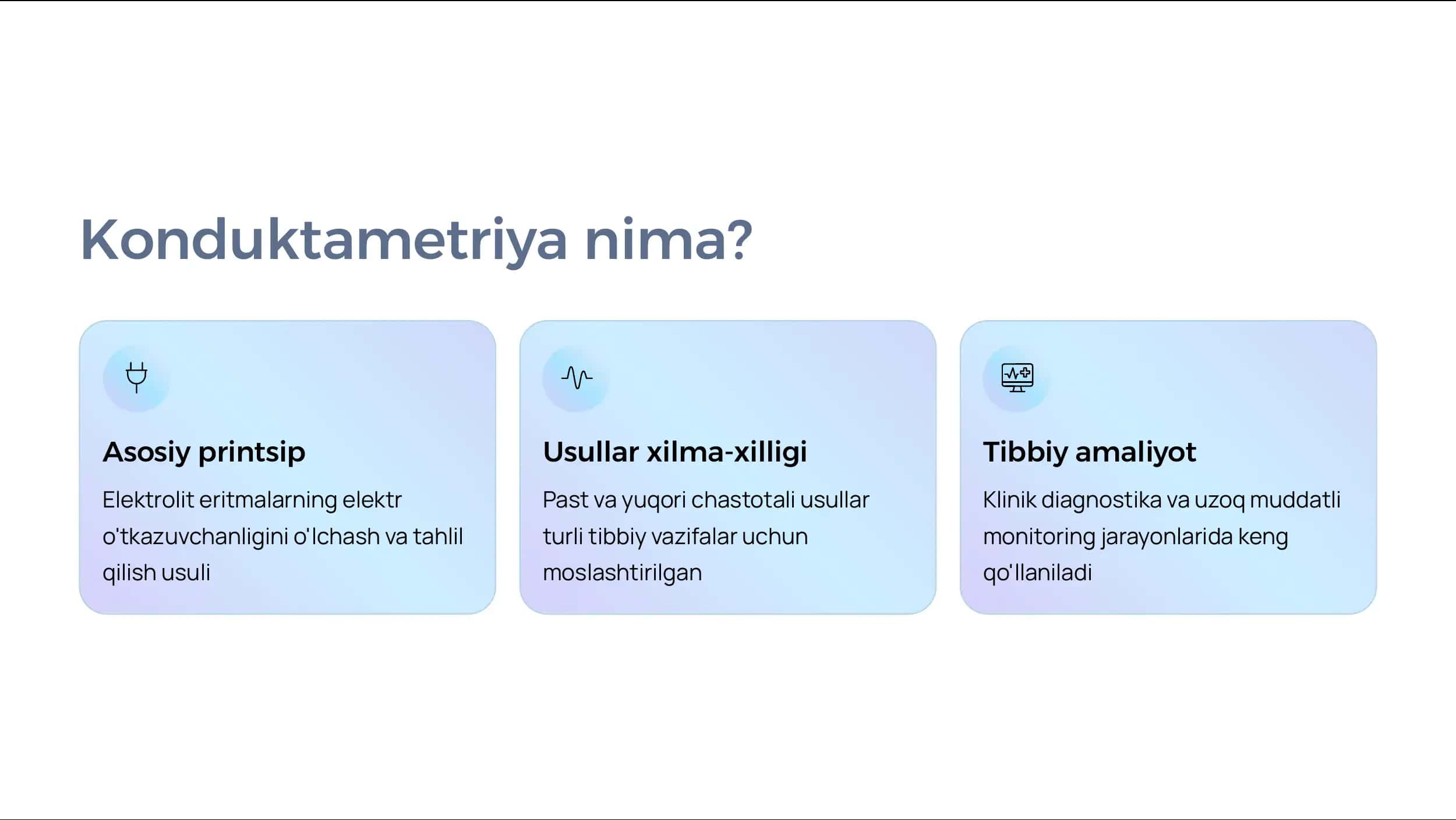 Konduktametriya va uning tibbiyotdagi ahmiyati 2