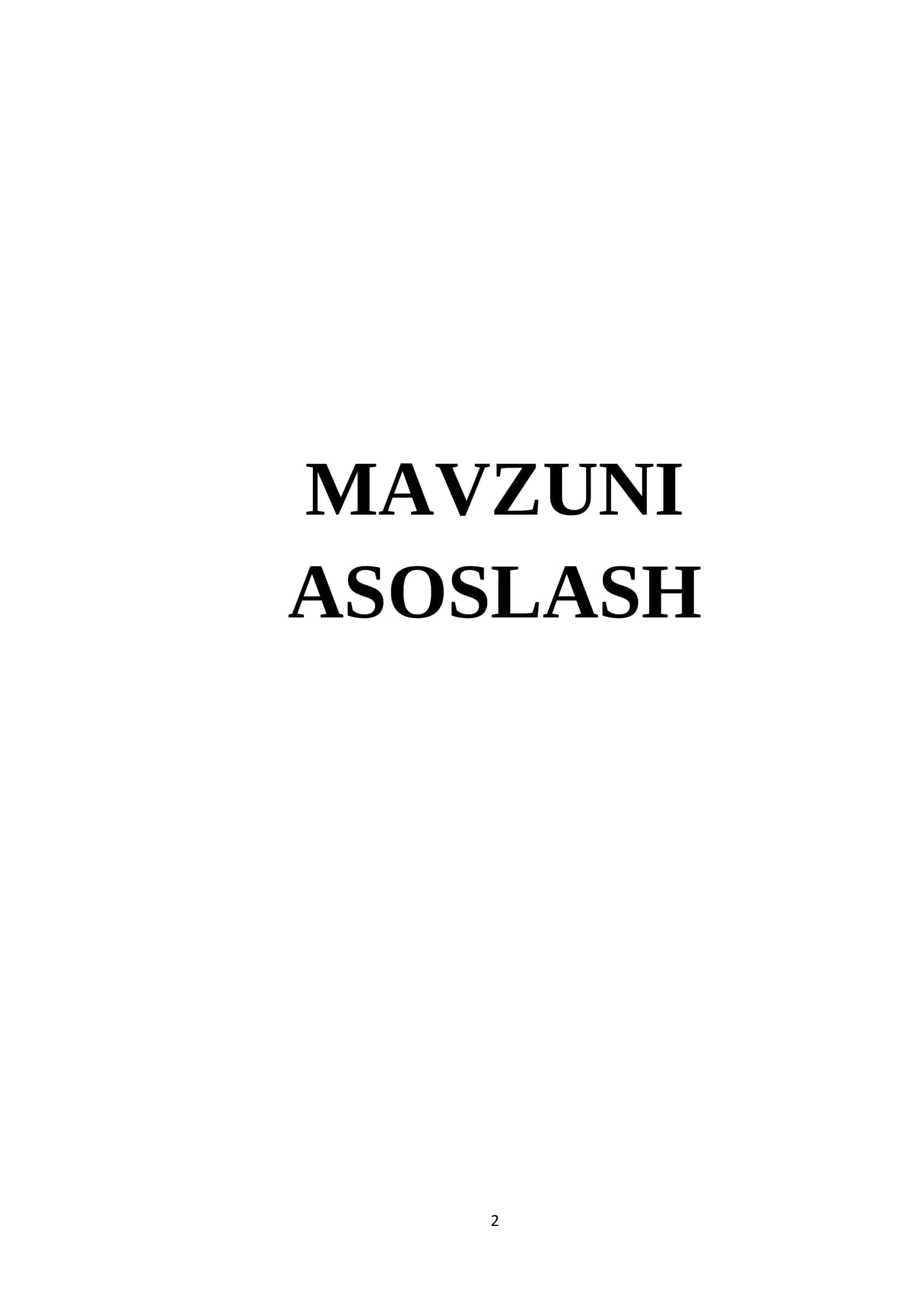 Tarix va tarixga oid vaziyotlar 2