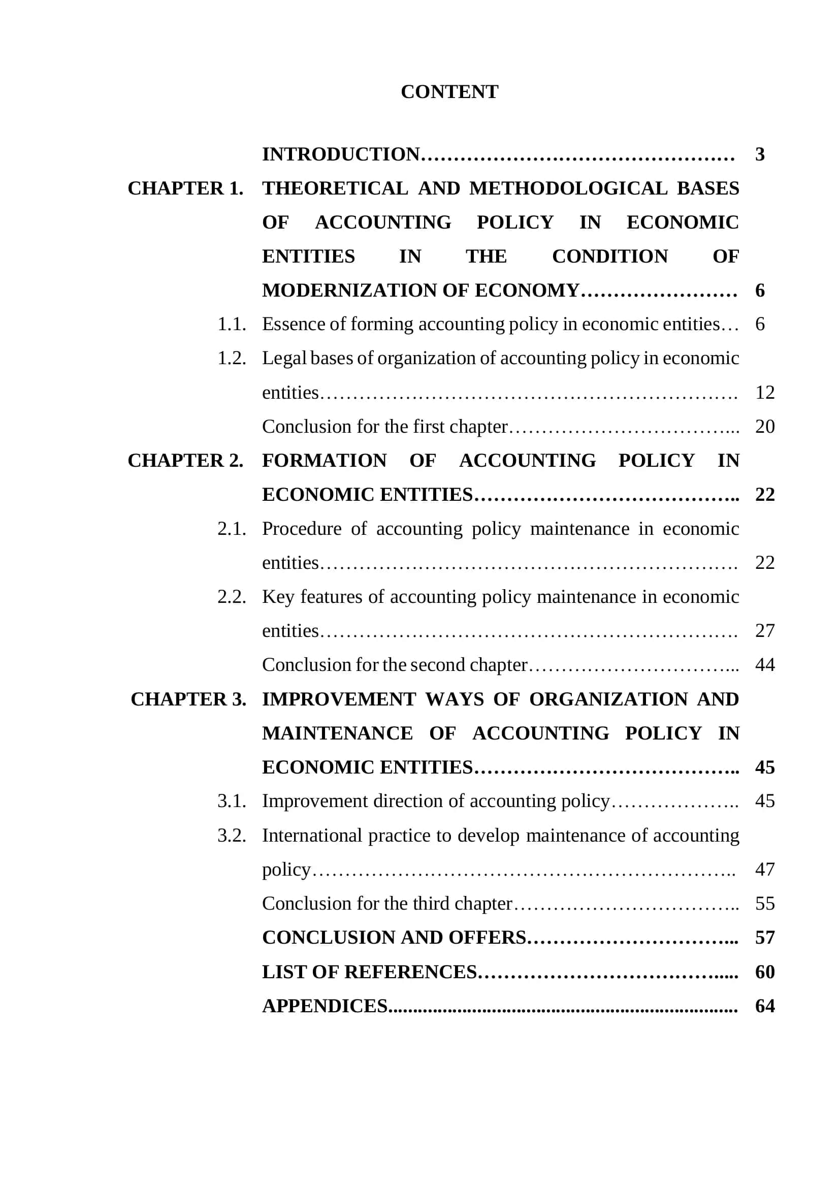ORGANIZATION AND MAINTENANCE OF ACCOUNTING POLICY IN ECONOMIC ENTITIES 2