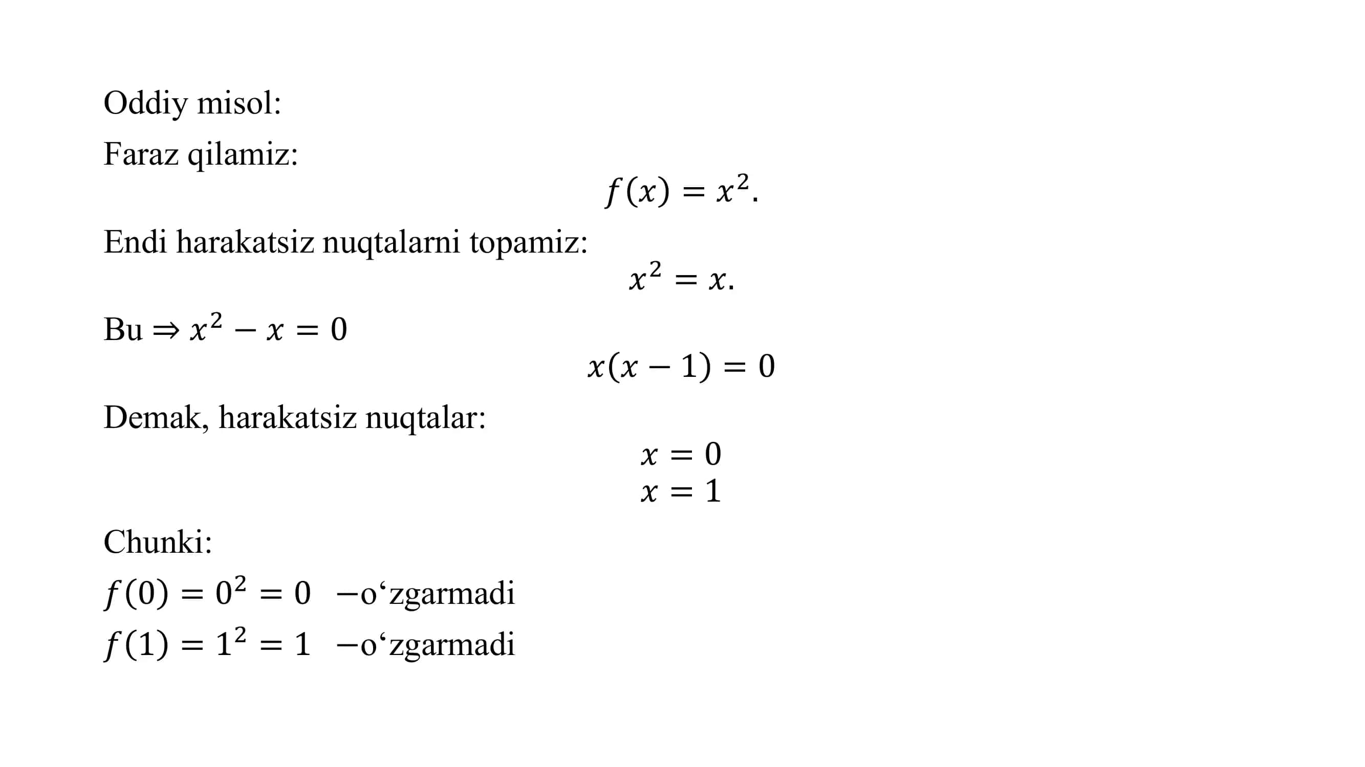BIR O’LCHOVLI NUQTAVIY AKSLANTIRISHLAR 2