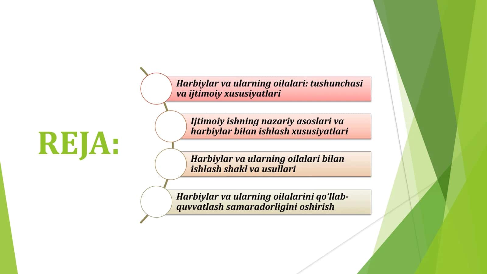 HARBIYLAR VA ULARNING OILALARIGA IJTIMOIY ISHNING O'ZIGA XOS XUSUSIYATLARI 2