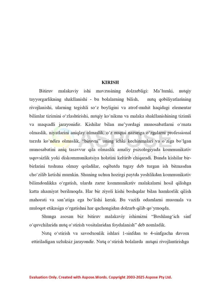 Boshlang‘ich sinflarda nutq oʻstirish vositalaridan foydalanish 2