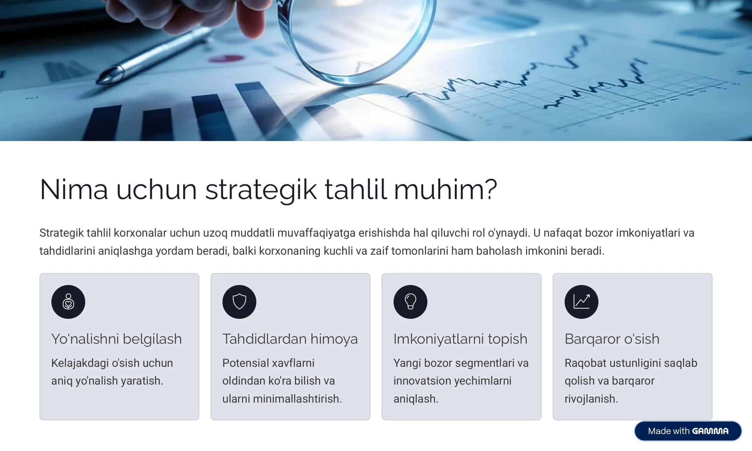 Strategik Tahlil: Asoslar va Amaliyot 2