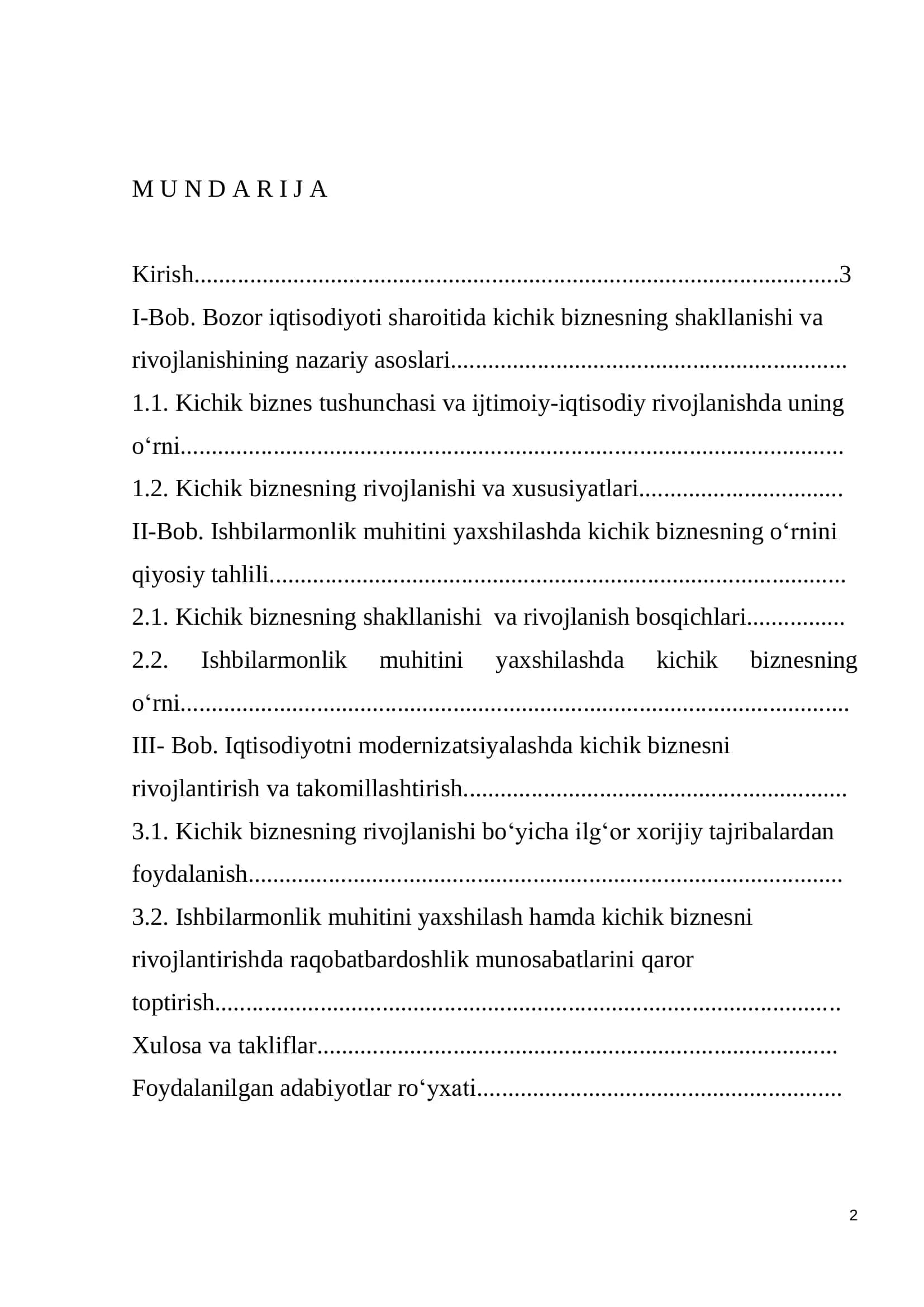 Iqtisodiyot (Makroiqtisodiyot) 2