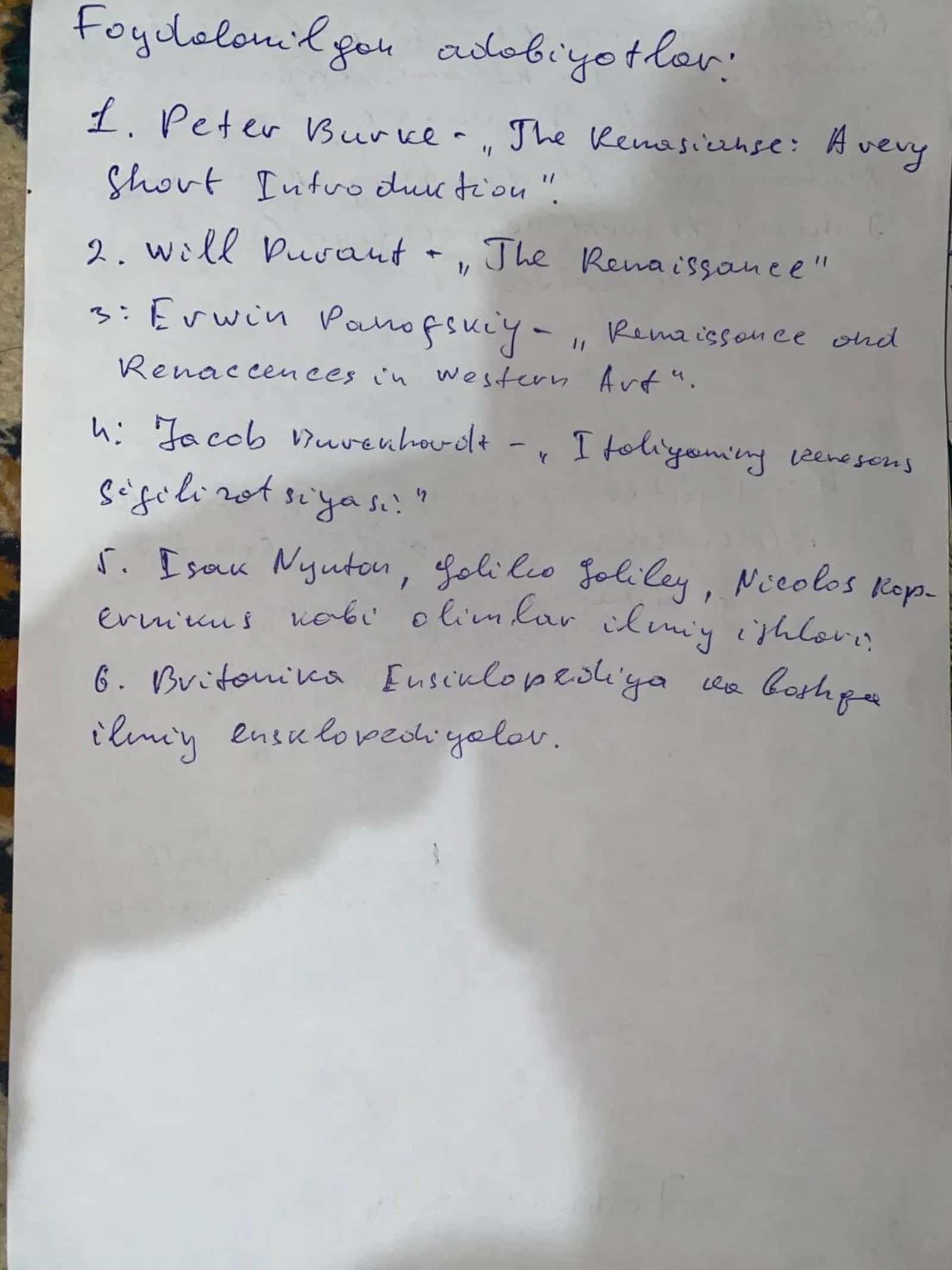 Madaniy tiklanish. Ikkinchi uygʻonish davri va uning dunyo svilizatsiyasi uchun ahamiyati. 2