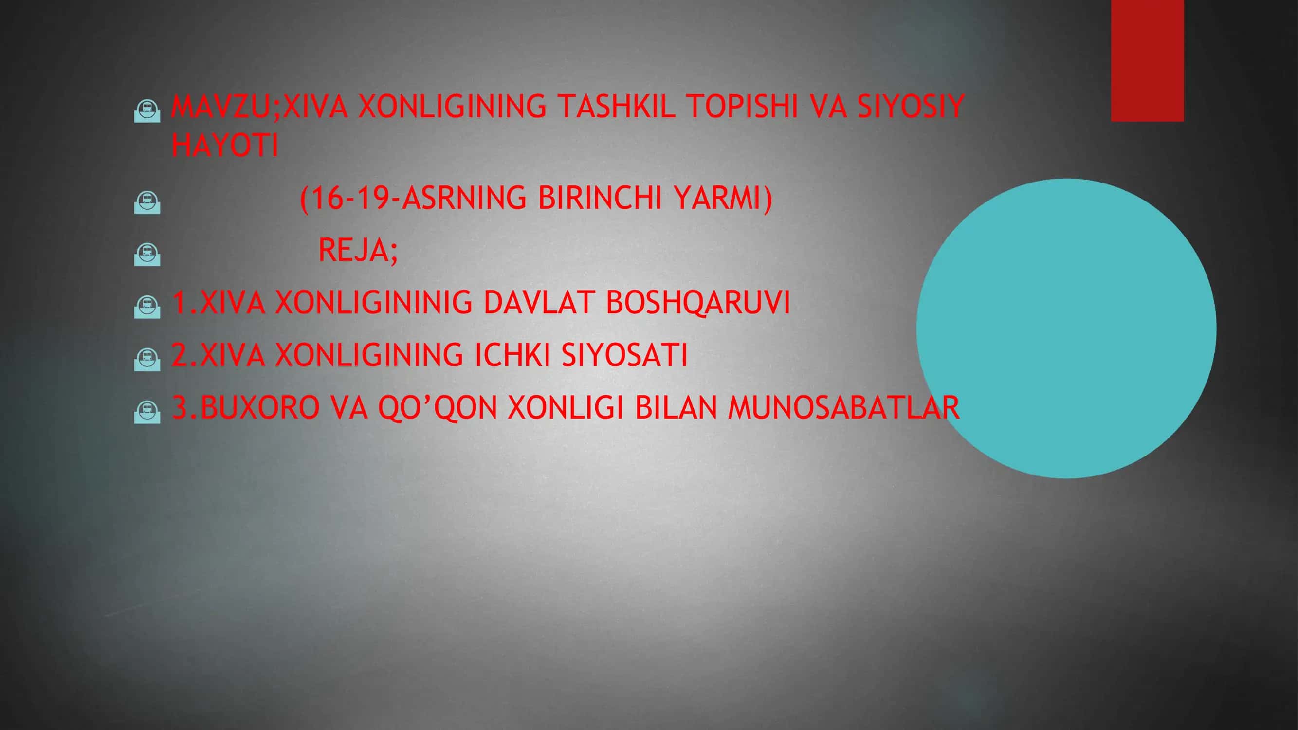 XIVA XONLIGINING TASHKIL TOPISHI VA SIYOSIY HAYOTI 2