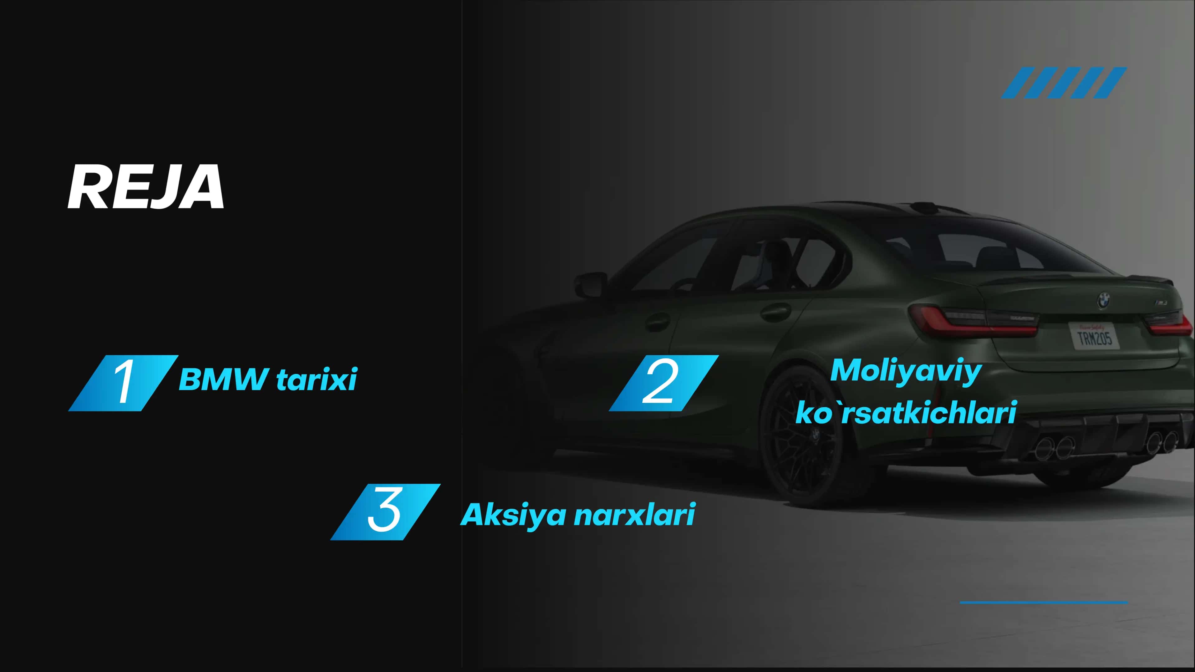 BMW kompaniyasining umumiy tahlili 2