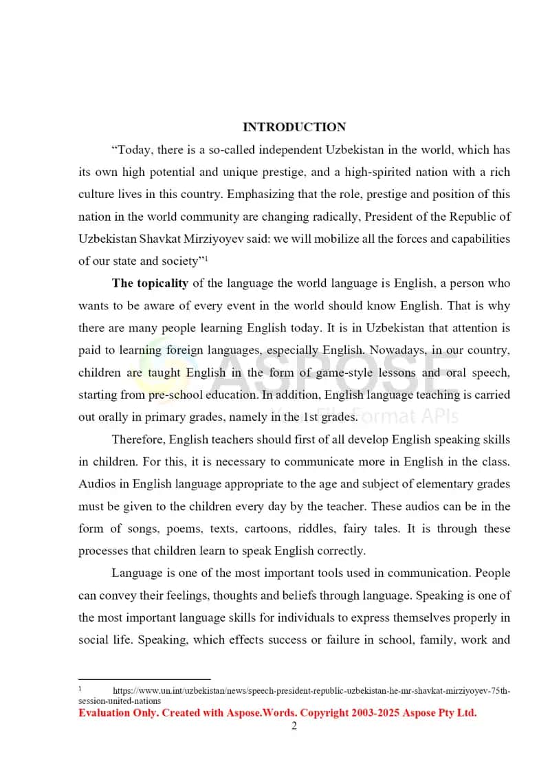 Improving Speaking Skills 2