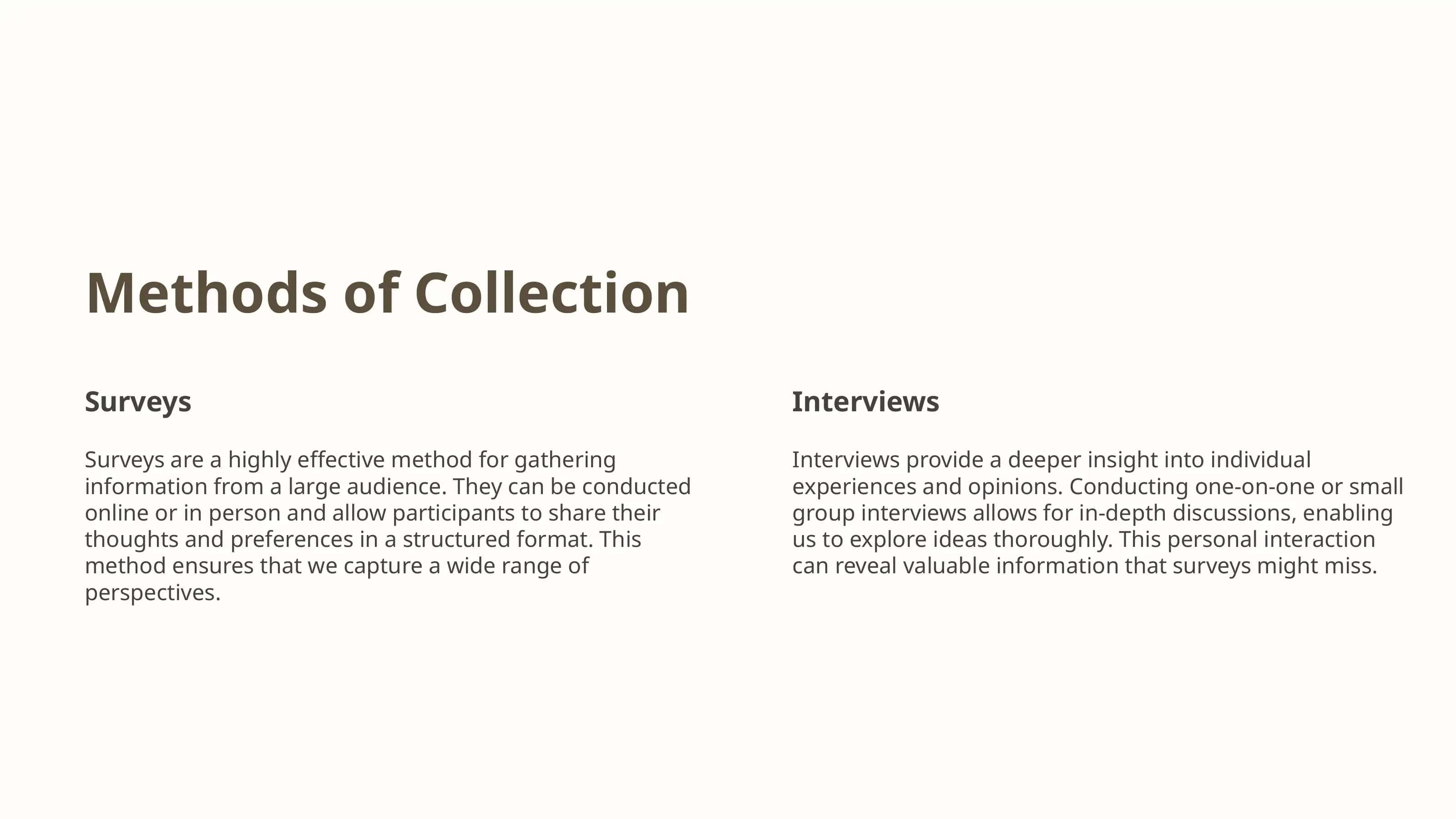 Gathering and delivering 2