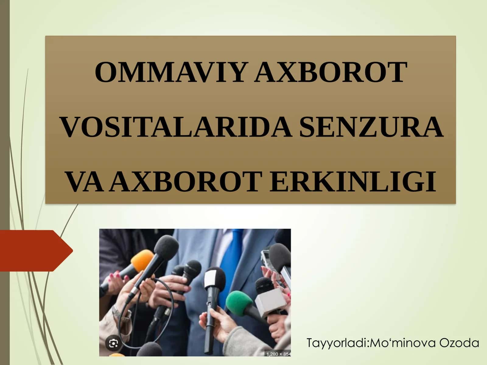 OMMAVIY AXBOROT VOSITALARIDA SENZURA VA AXBOROT ERKINLIGI 2
