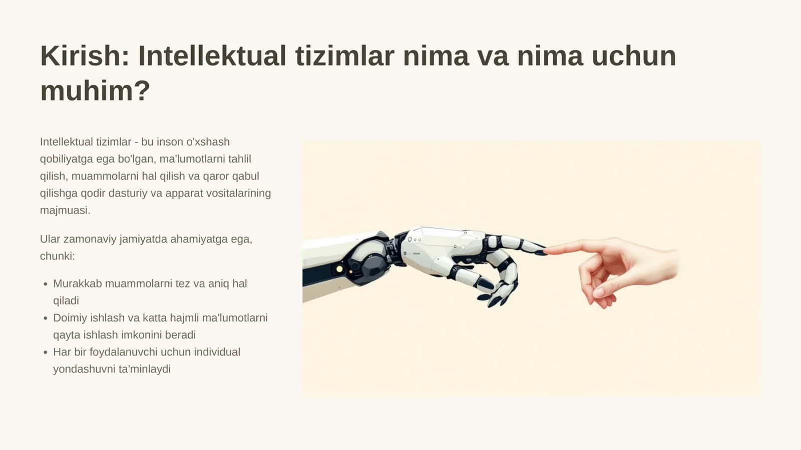 Intellektual tizimlar 2