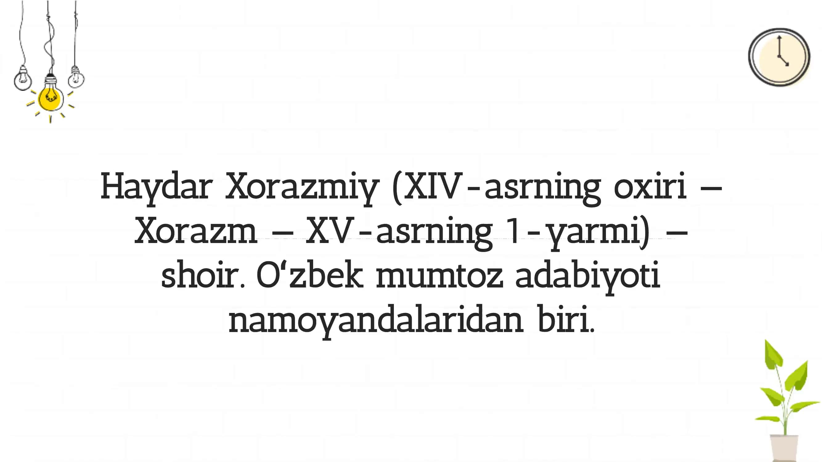 Sakkokiy Xorazmiy ijodi 2
