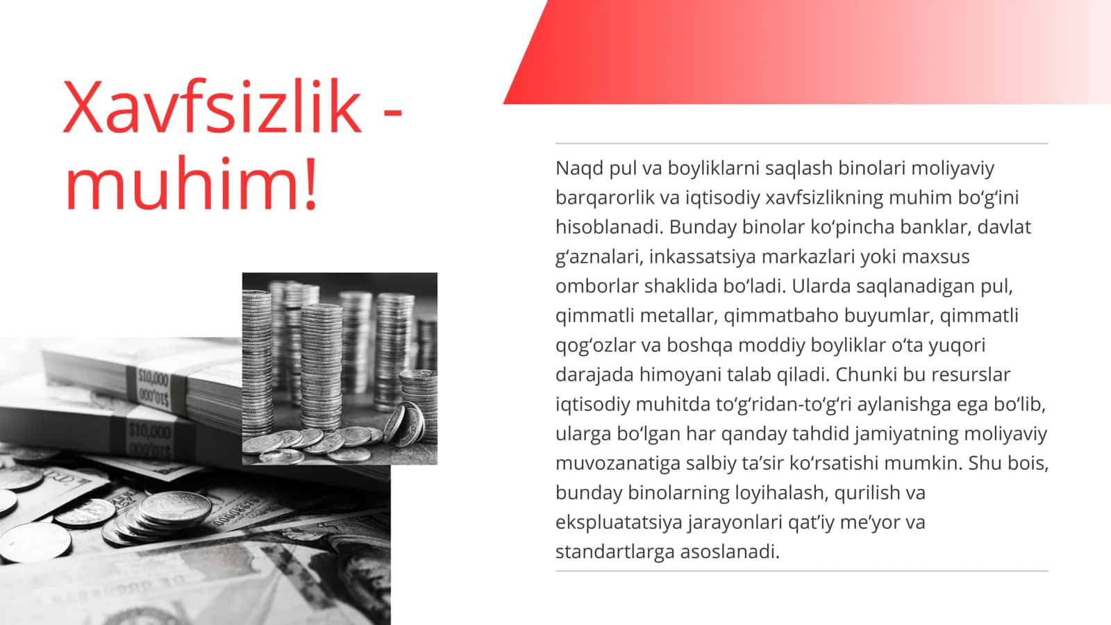 Naqd pul va boyliklarni saqlash binolari va ularni qo'riqlanish auditi Banp-703-U 2